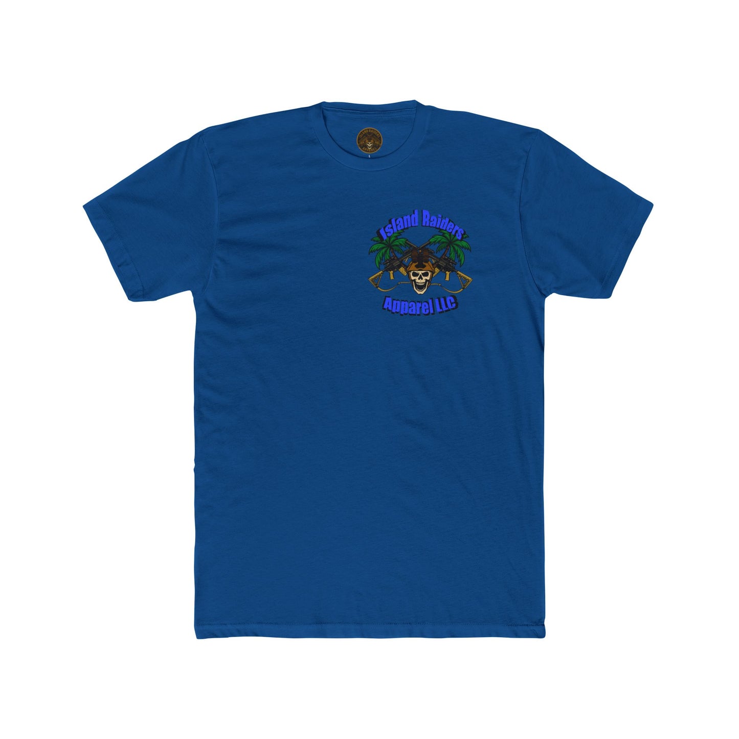 Crew Tee Tactical Skeleton Blue Diamond Military Inspired Unisex Cotton