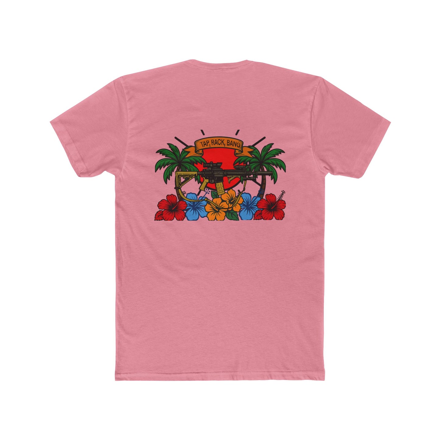 Cotton Crew Tee - Tap Rack Bang Design