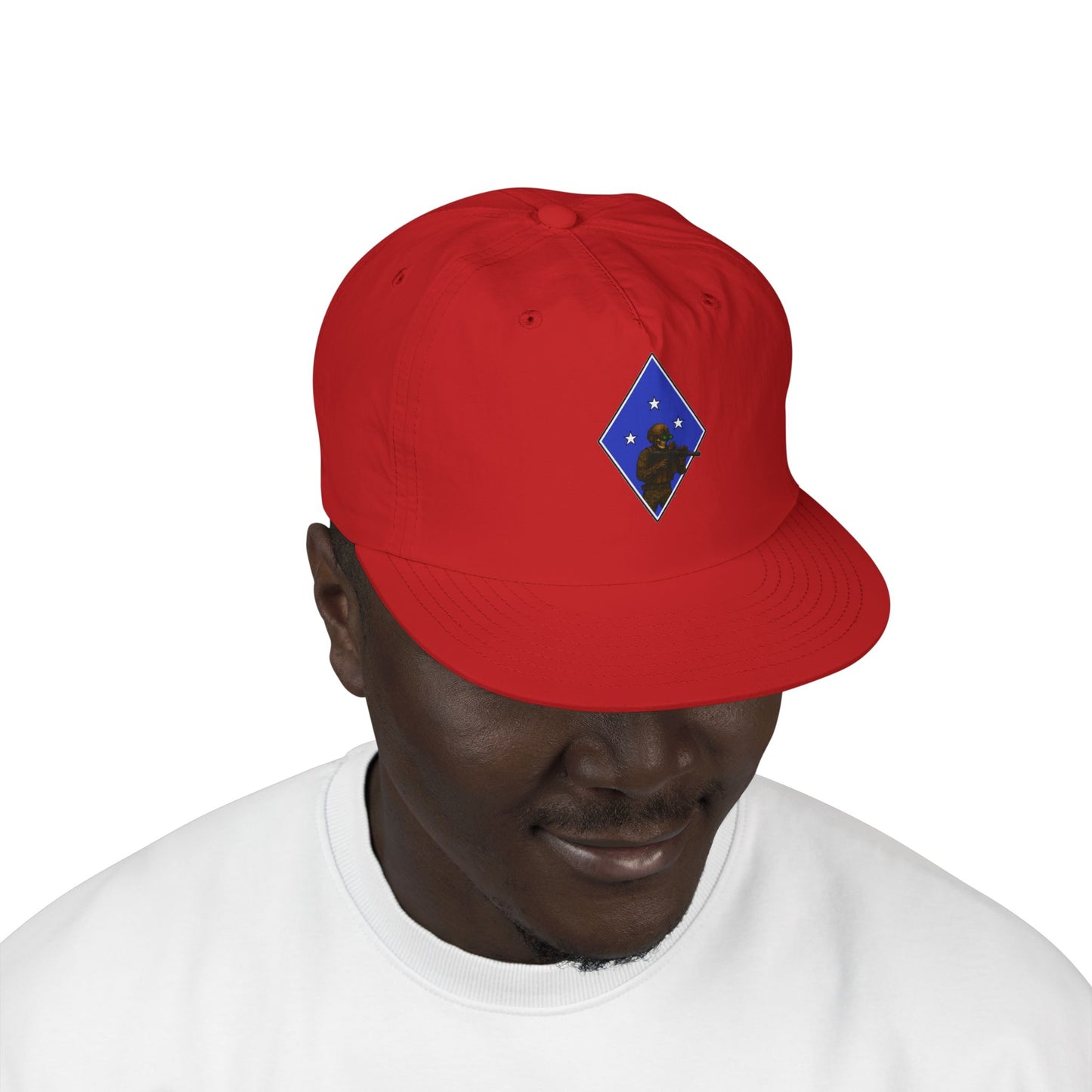 Island Raiders - Tactical skeleton blue diamond - surf hat military unit inspired