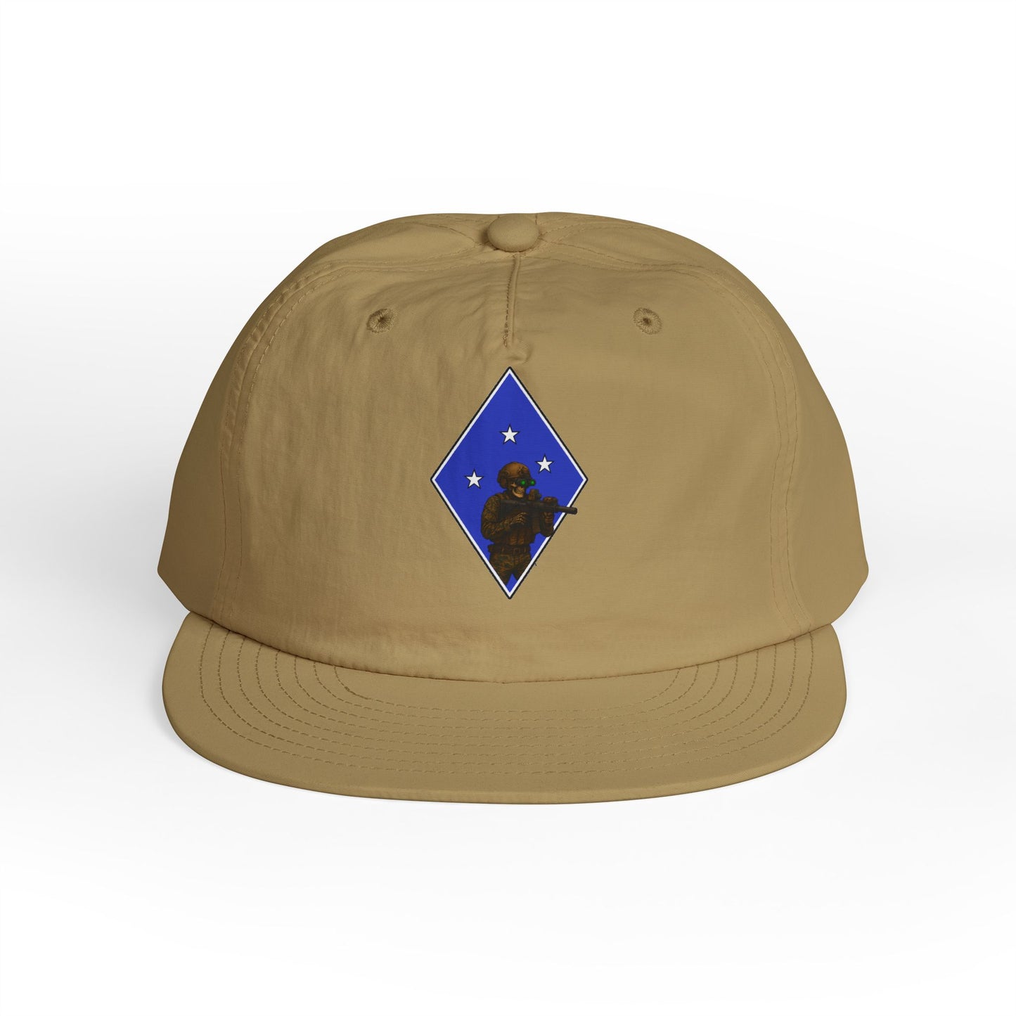 Island Raiders - Tactical skeleton blue diamond - surf hat military unit inspired