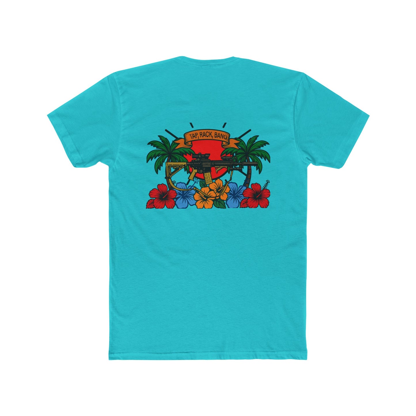 Cotton Crew Tee - Tap Rack Bang Design