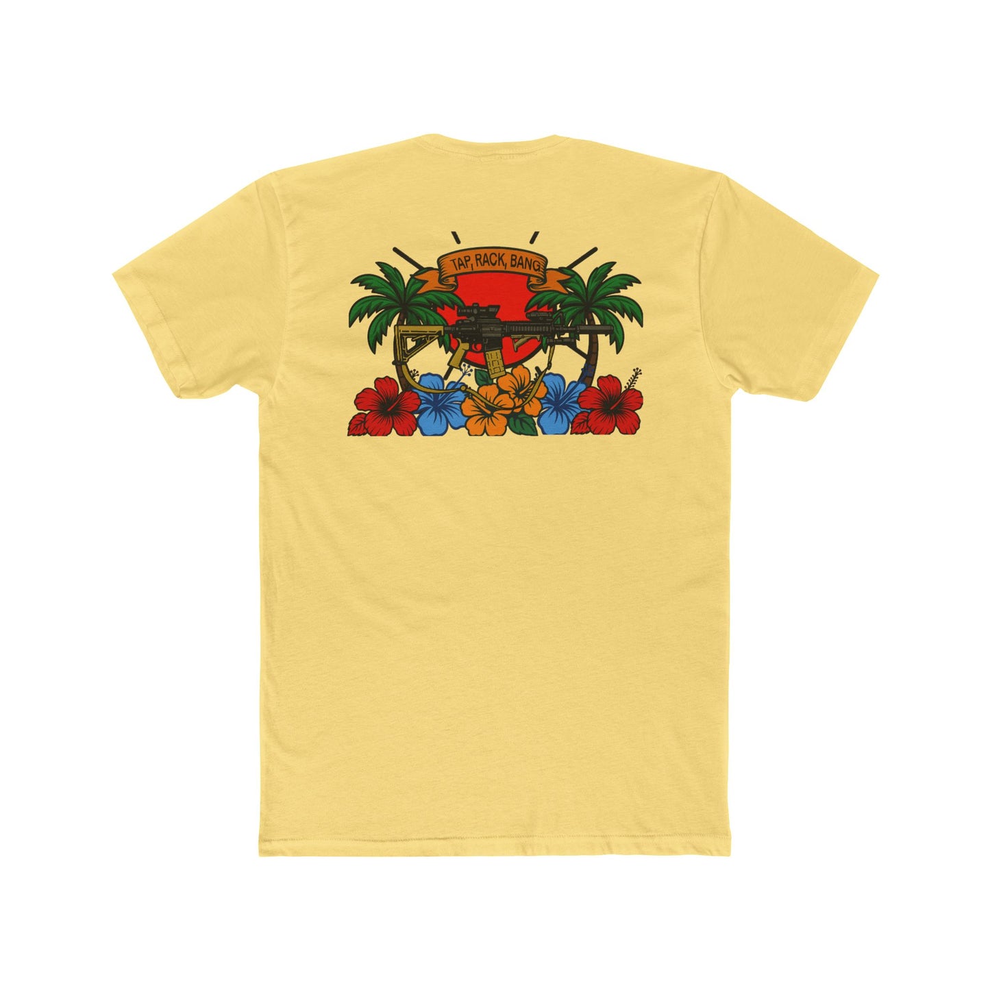 Cotton Crew Tee - Tap Rack Bang Design