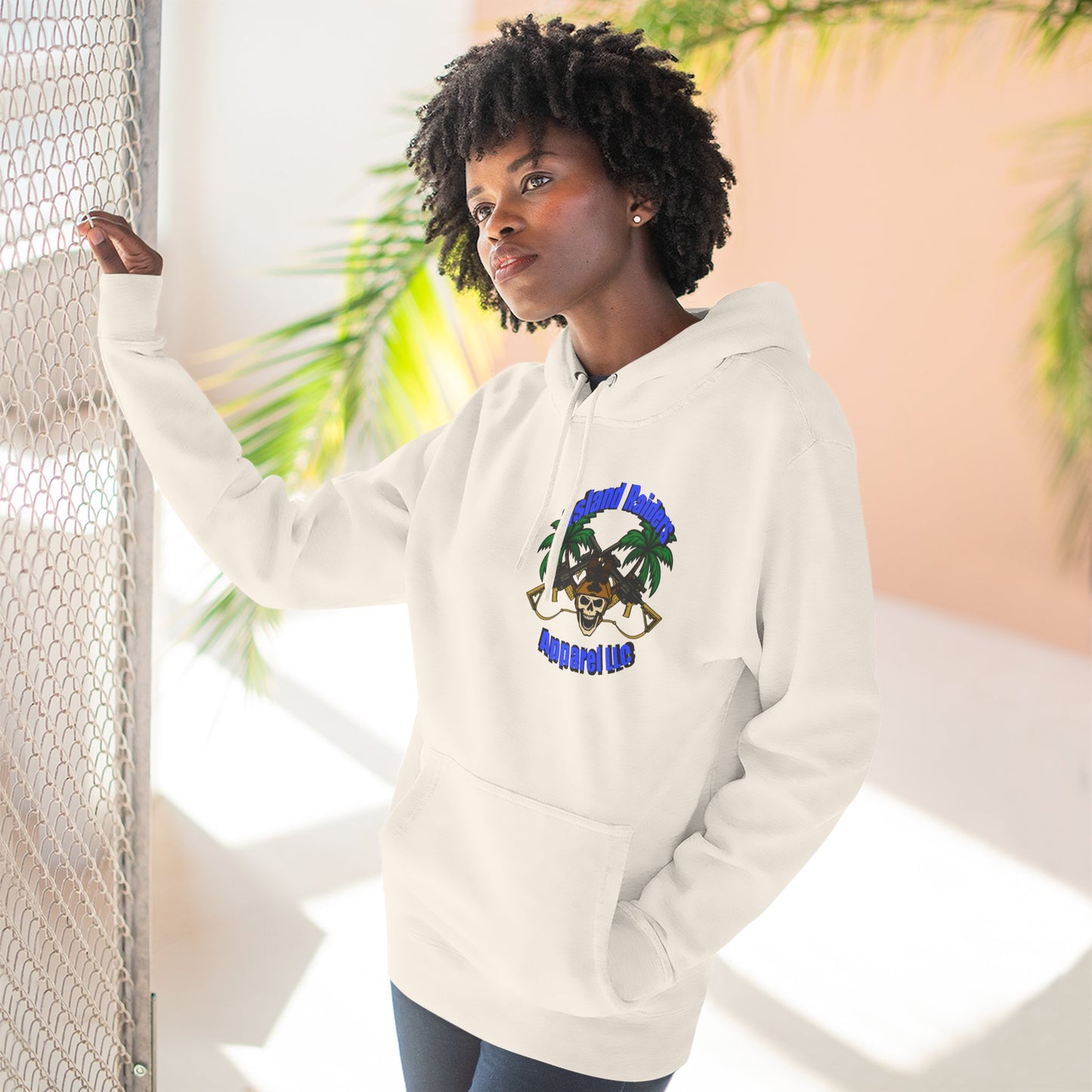 Fleece Hoodie - 'Blood and Honor' Viking Design