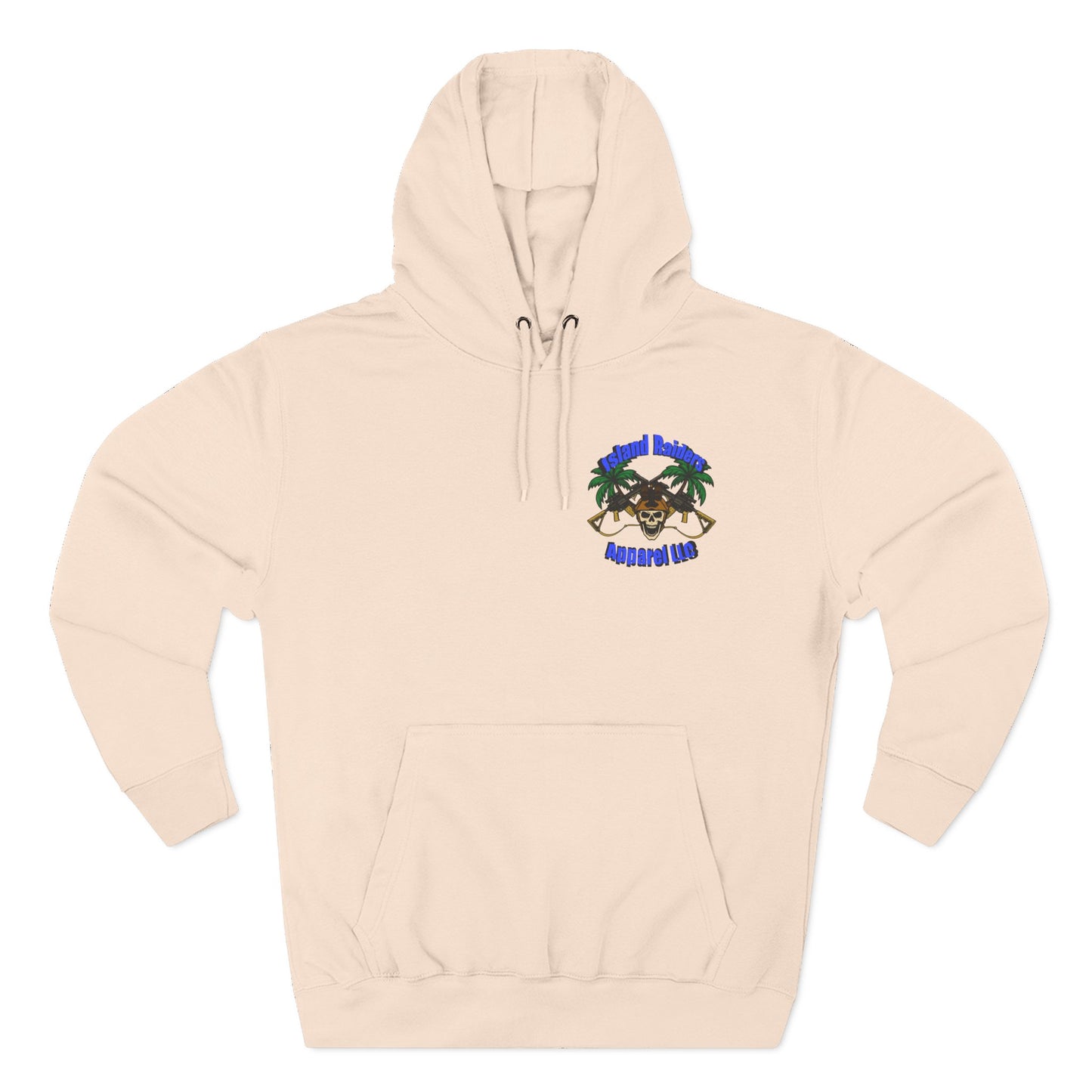 Fleece Hoodie - Tactical Skeleton Blue Diamond Military Inspired