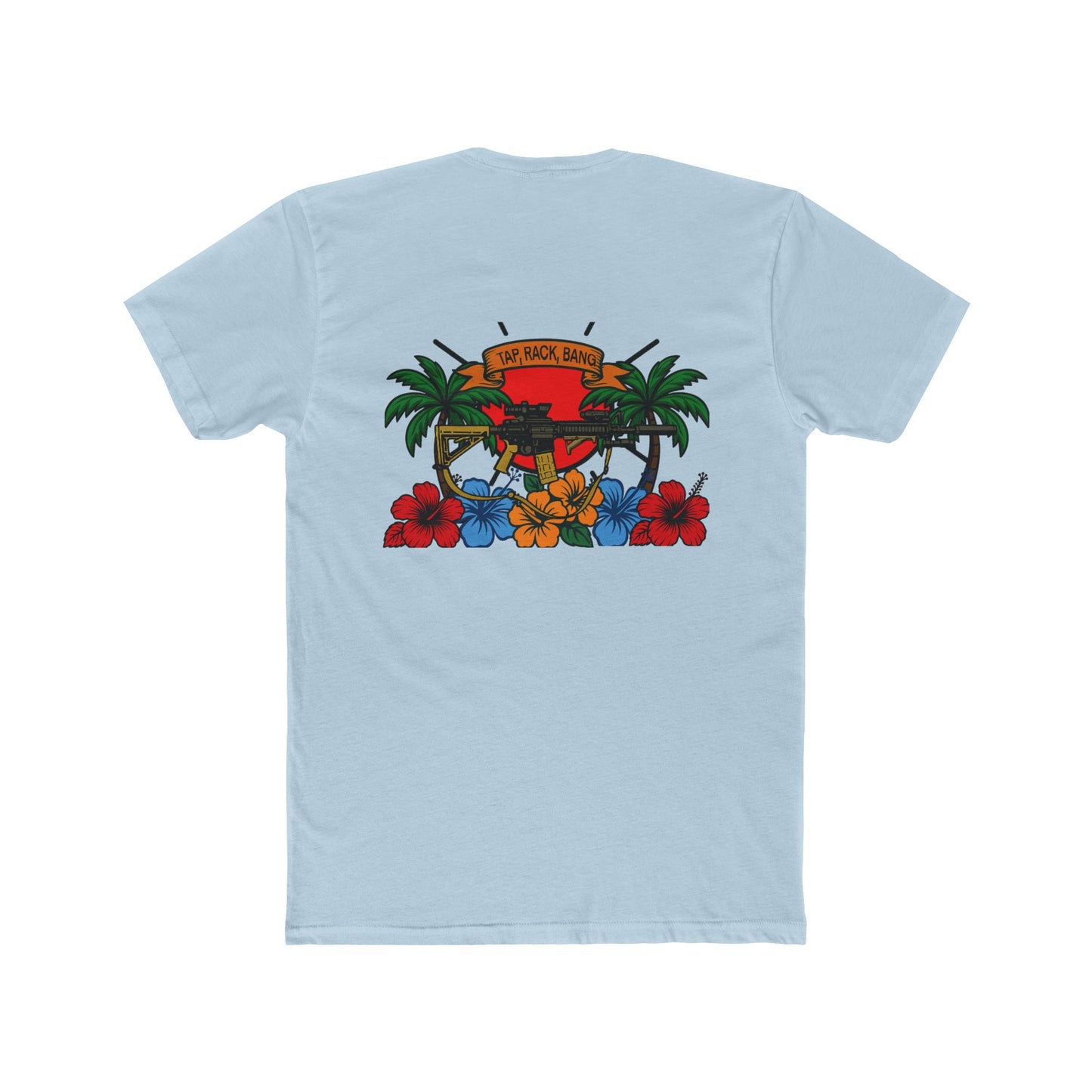 Cotton Crew Tee - Tap Rack Bang Design