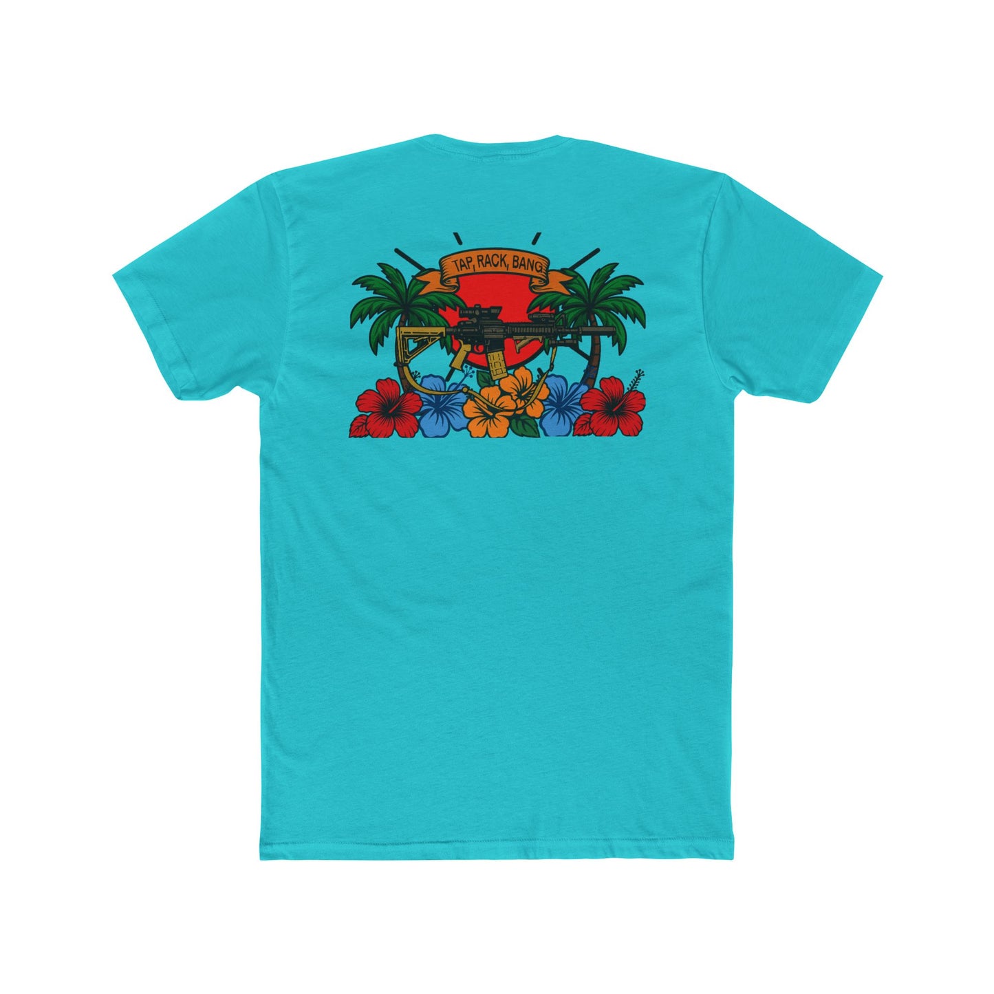 Cotton Crew Tee - Tap Rack Bang Design