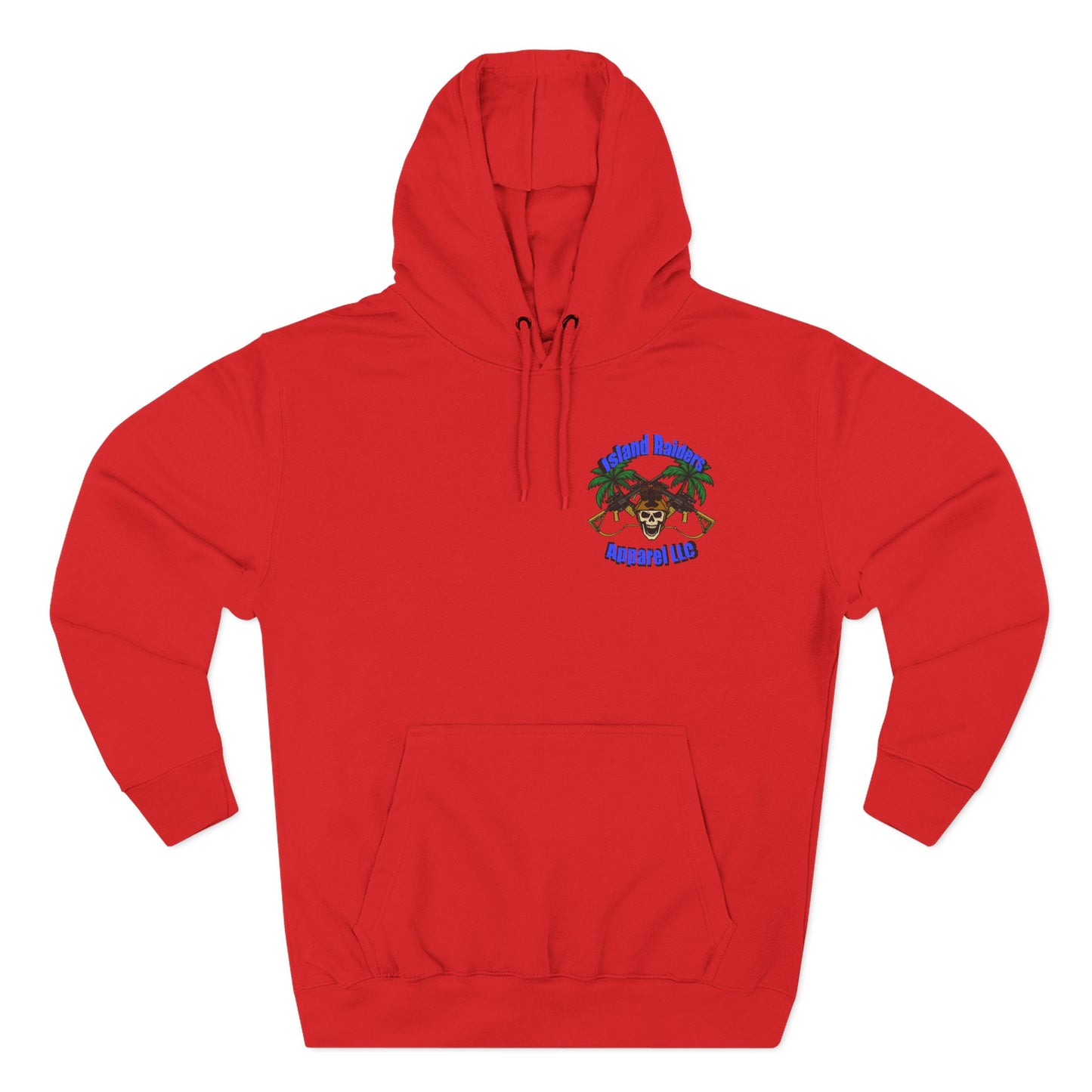 Fleece Hoodie - Tactical Skeleton Blue Diamond Military Inspired
