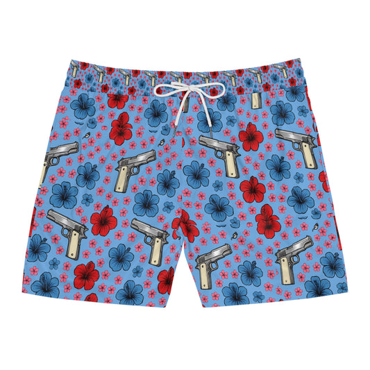 1911 tropical print swim shorts
