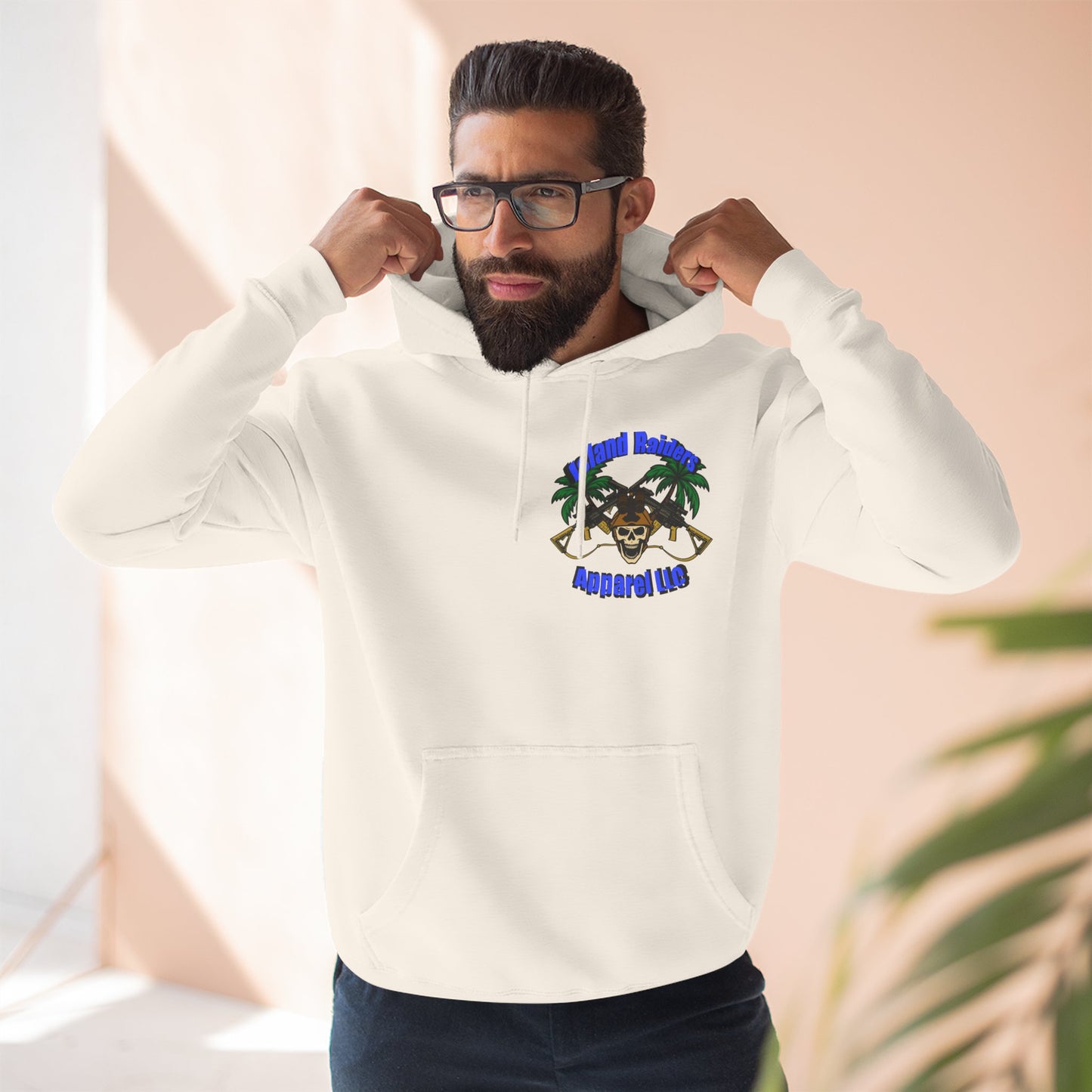 Fleece Hoodie - 'Blood and Honor' Viking Design