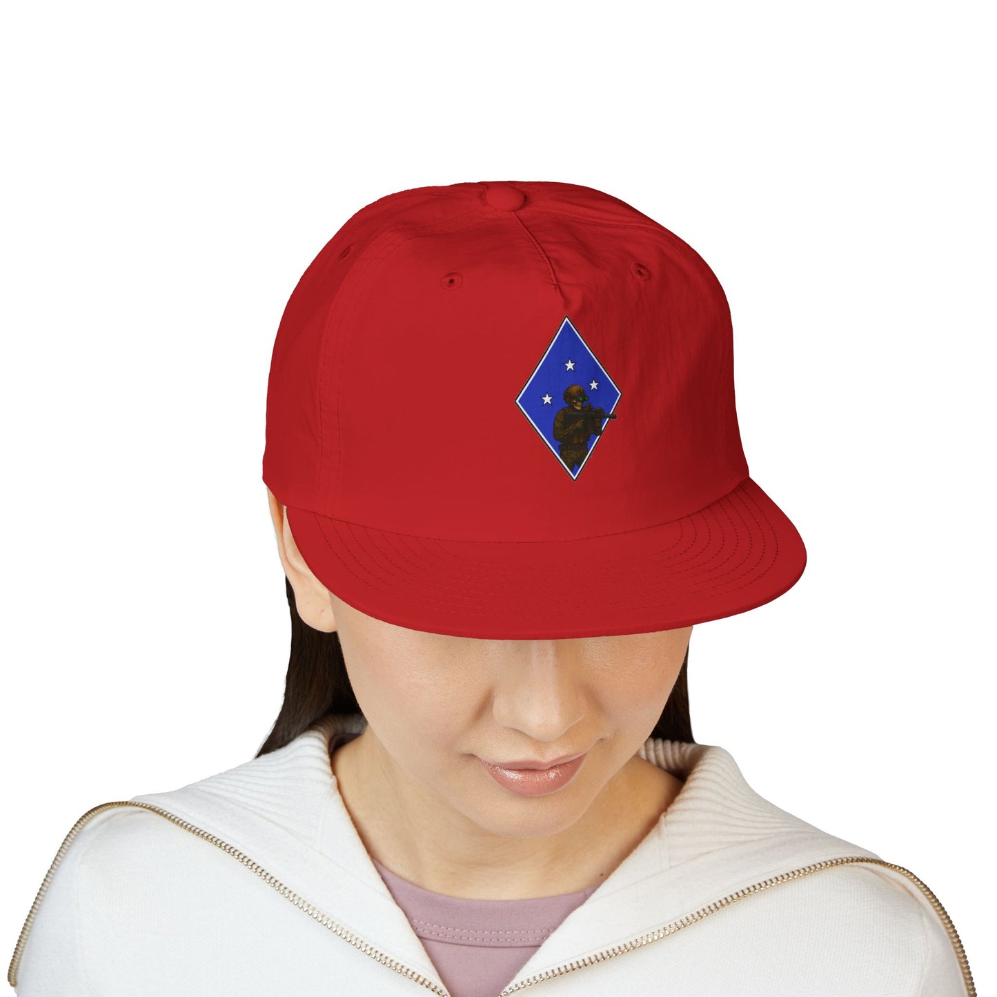 Island Raiders - Tactical skeleton blue diamond - surf hat military unit inspired