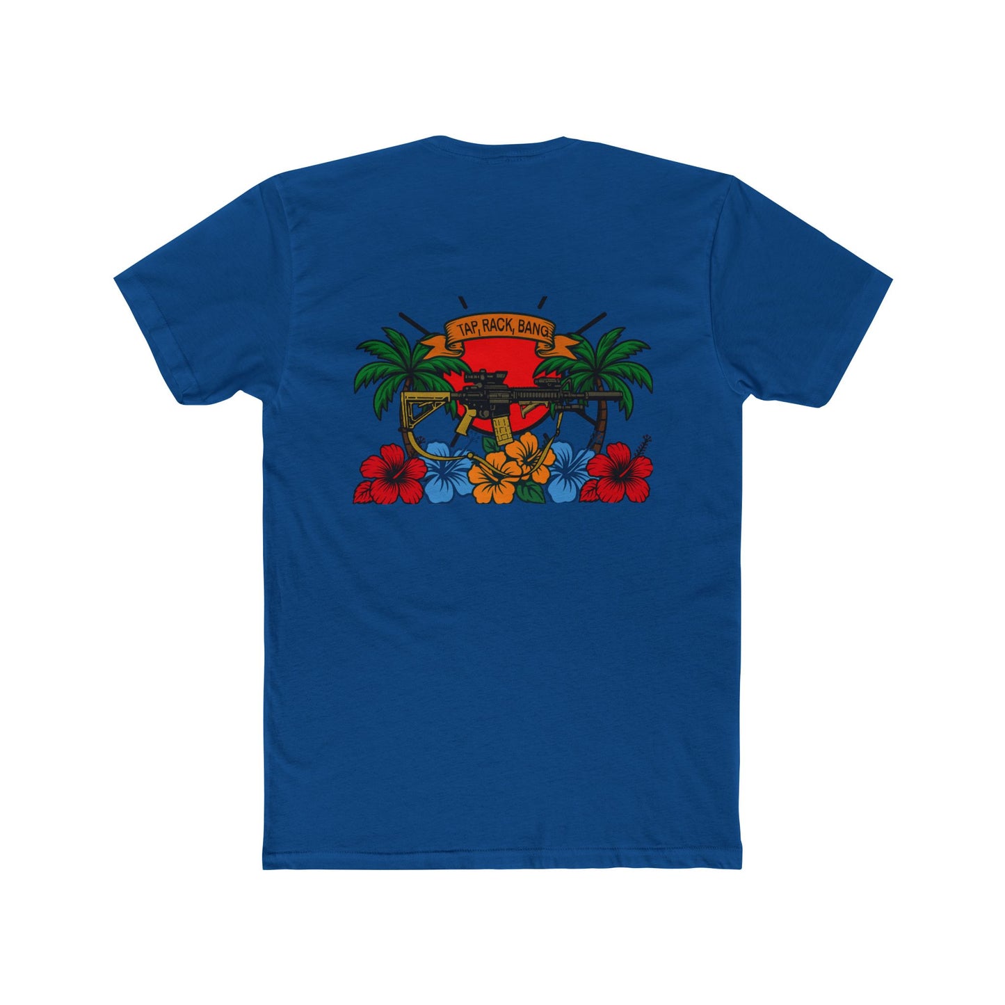 Cotton Crew Tee - Tap Rack Bang Design