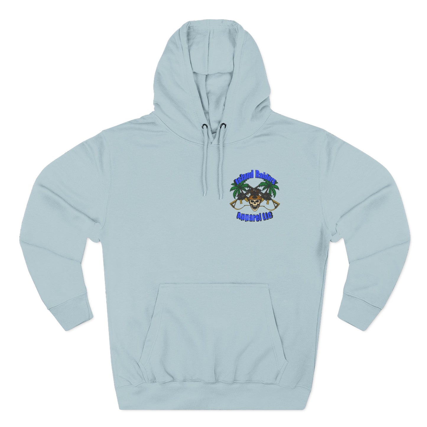 Fleece Hoodie - Tactical Skeleton Blue Diamond Military Inspired