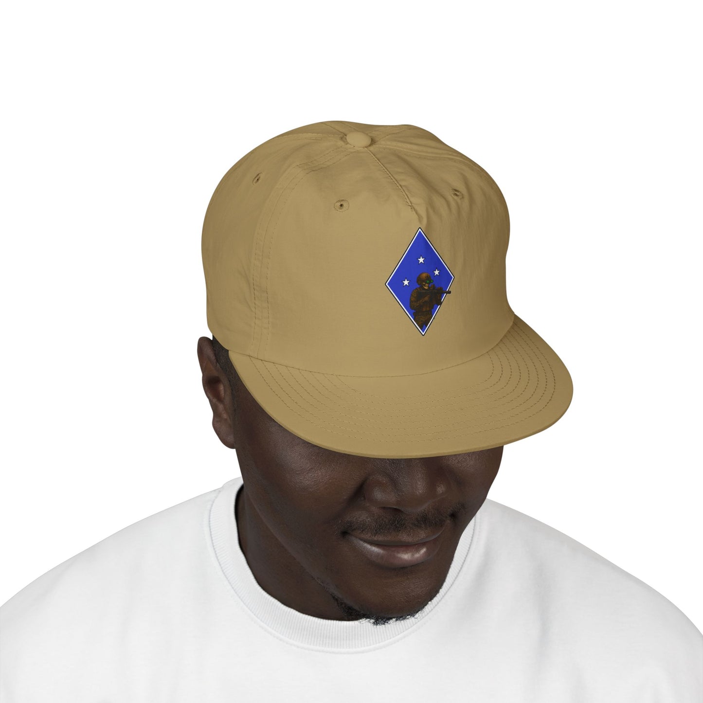 Island Raiders - Tactical skeleton blue diamond - surf hat military unit inspired