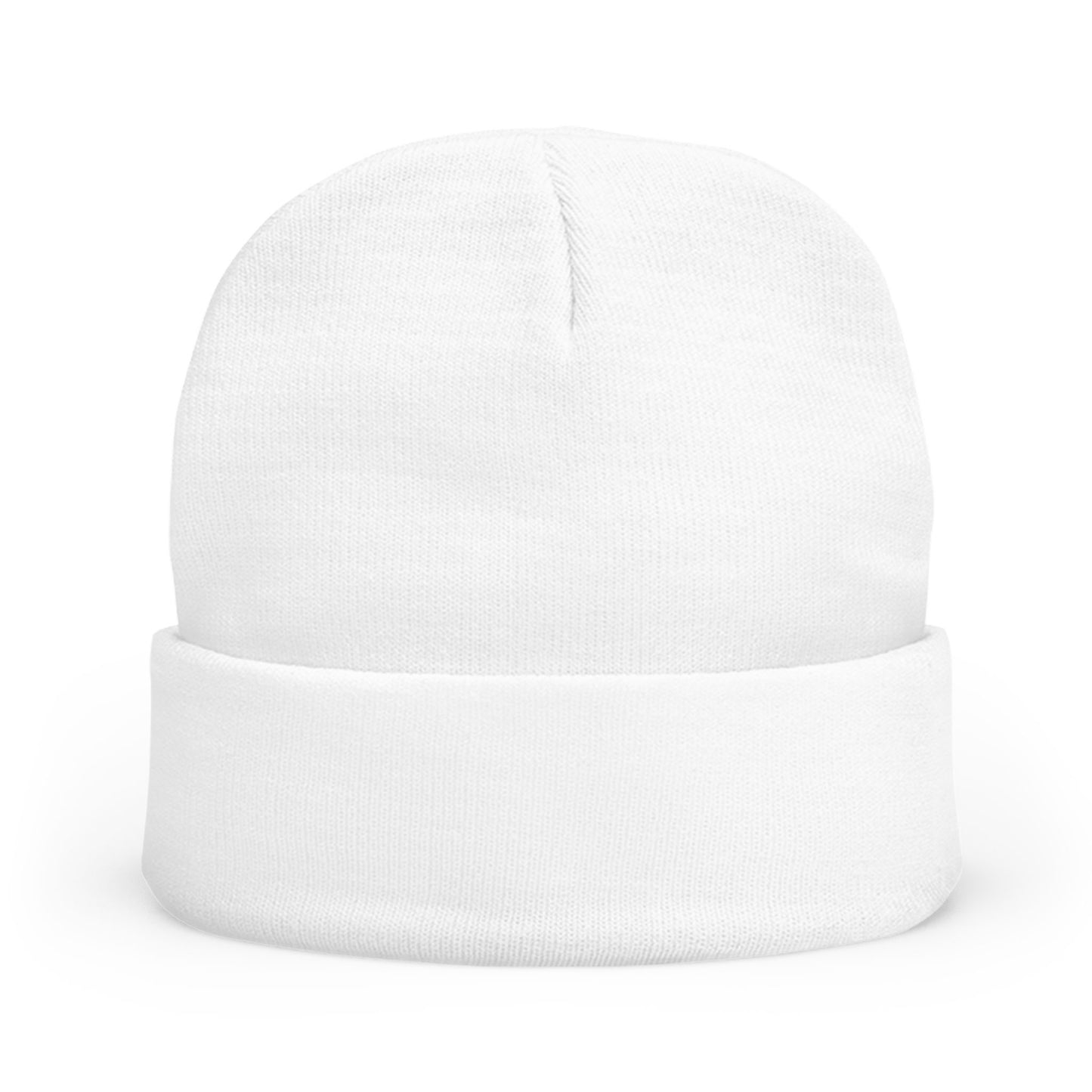 Cozy Knit Island Raiders Beanie with Embroidered Design, Winter Hat for Men and Women.