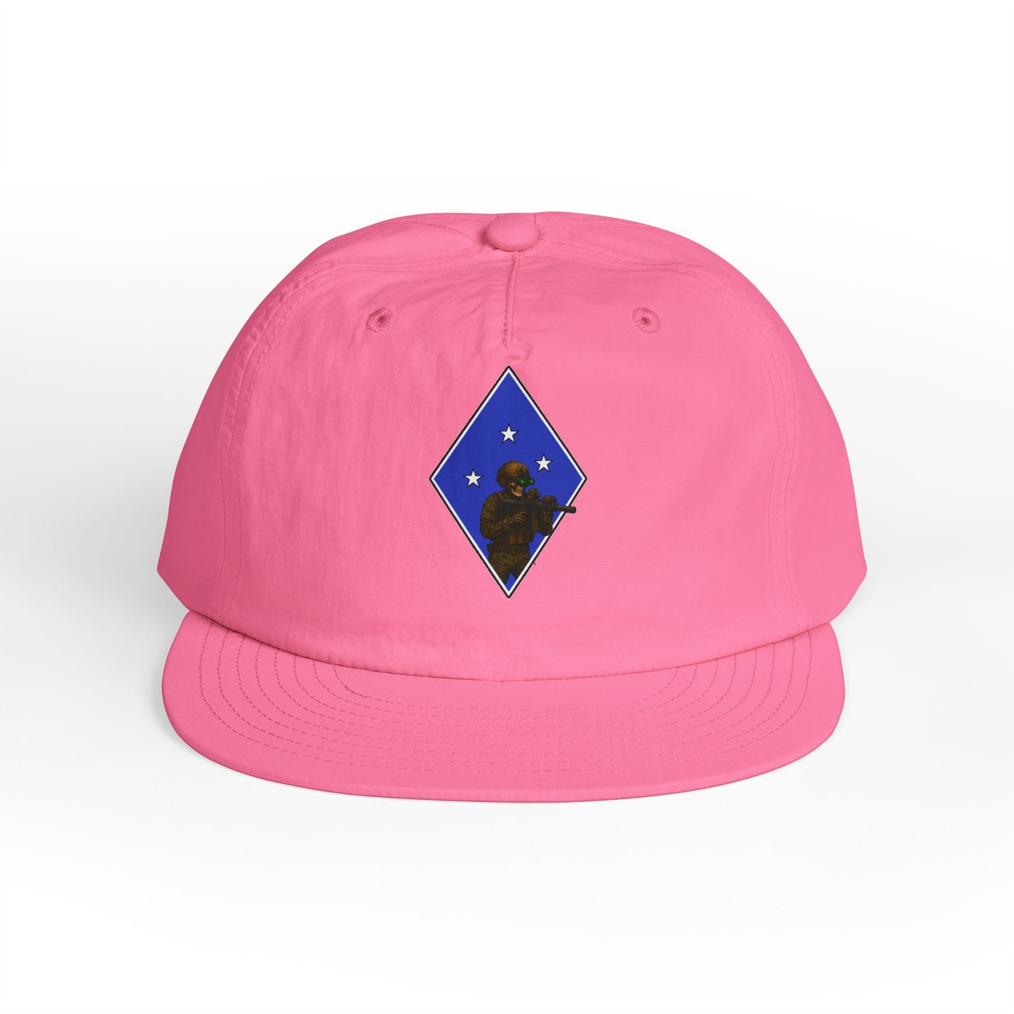 Island Raiders - Tactical skeleton blue diamond - surf hat military unit inspired