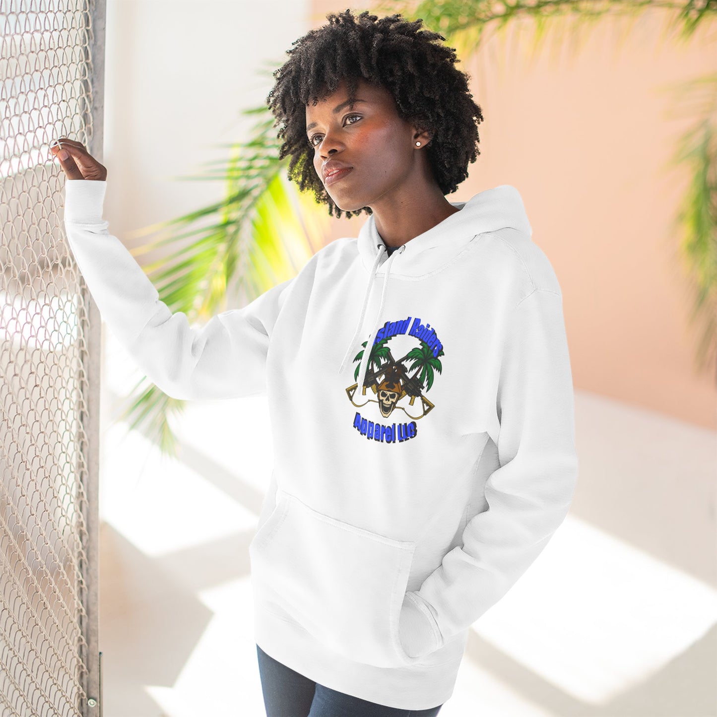 Fleece Hoodie - 'Blood and Honor' Viking Design