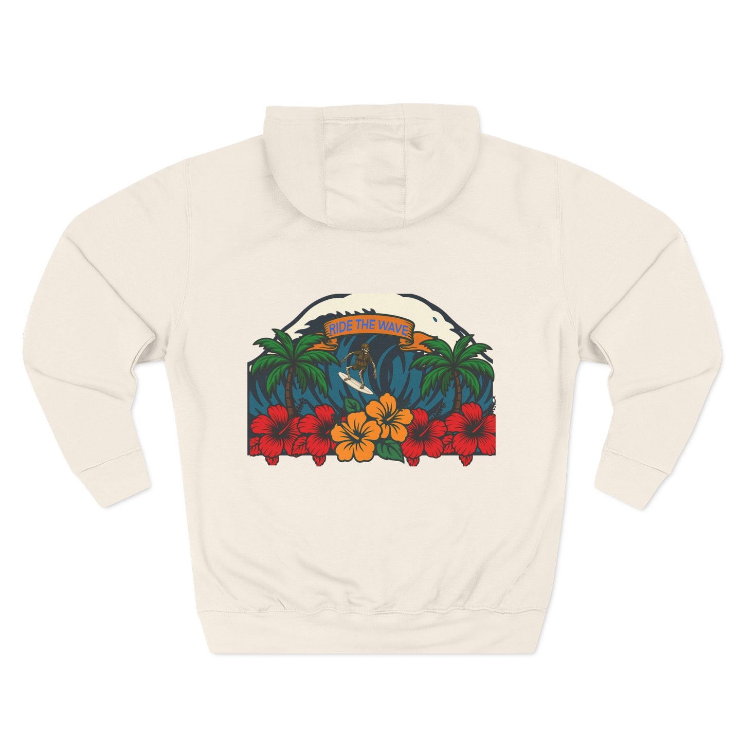 Fleece Hoodie - Ride The Wave