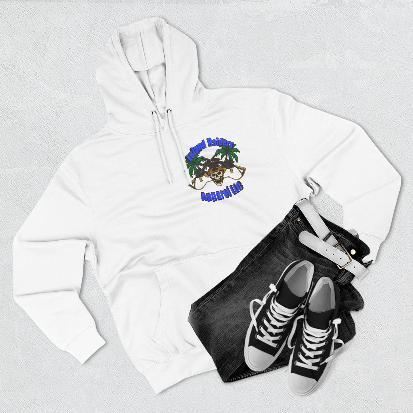 Fleece Hoodie - 'Blood and Honor' Viking Design