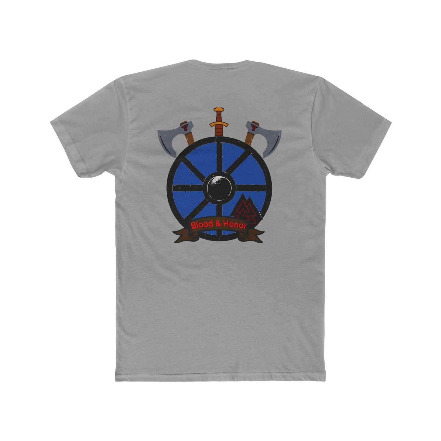 Viking Tee - 'Blood and Honor' Unisex Cotton Crew Tee