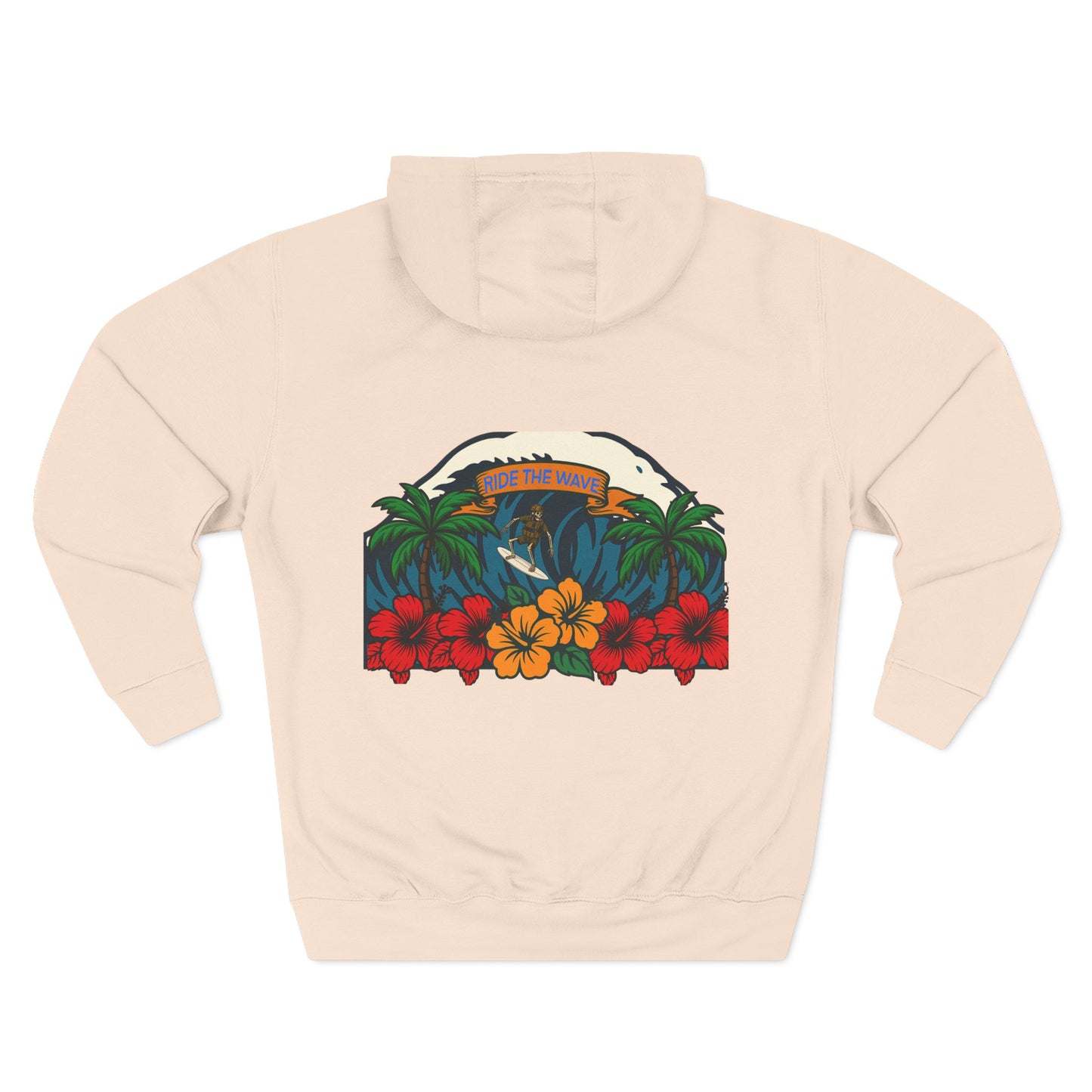 Fleece Hoodie - Ride The Wave