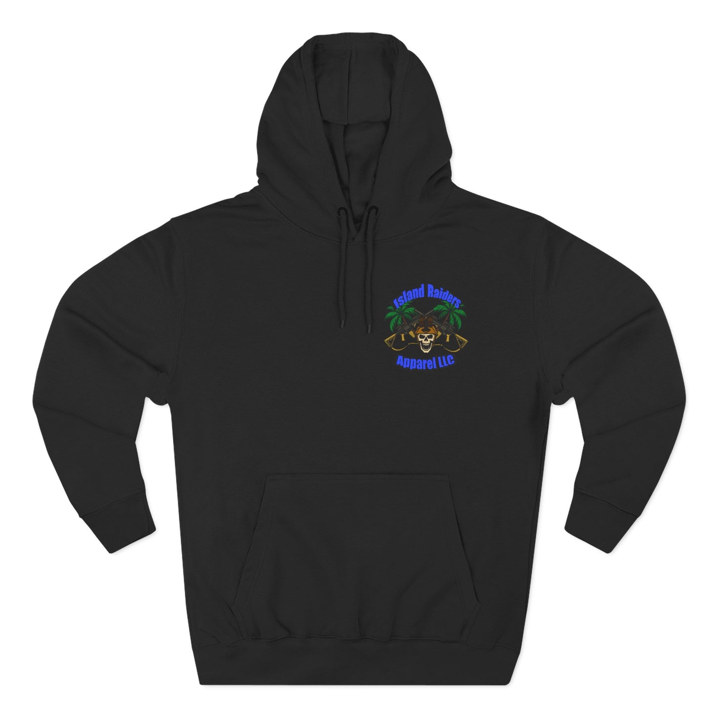 Fleece Hoodie - Tactical Skeleton Blue Diamond Military Inspired