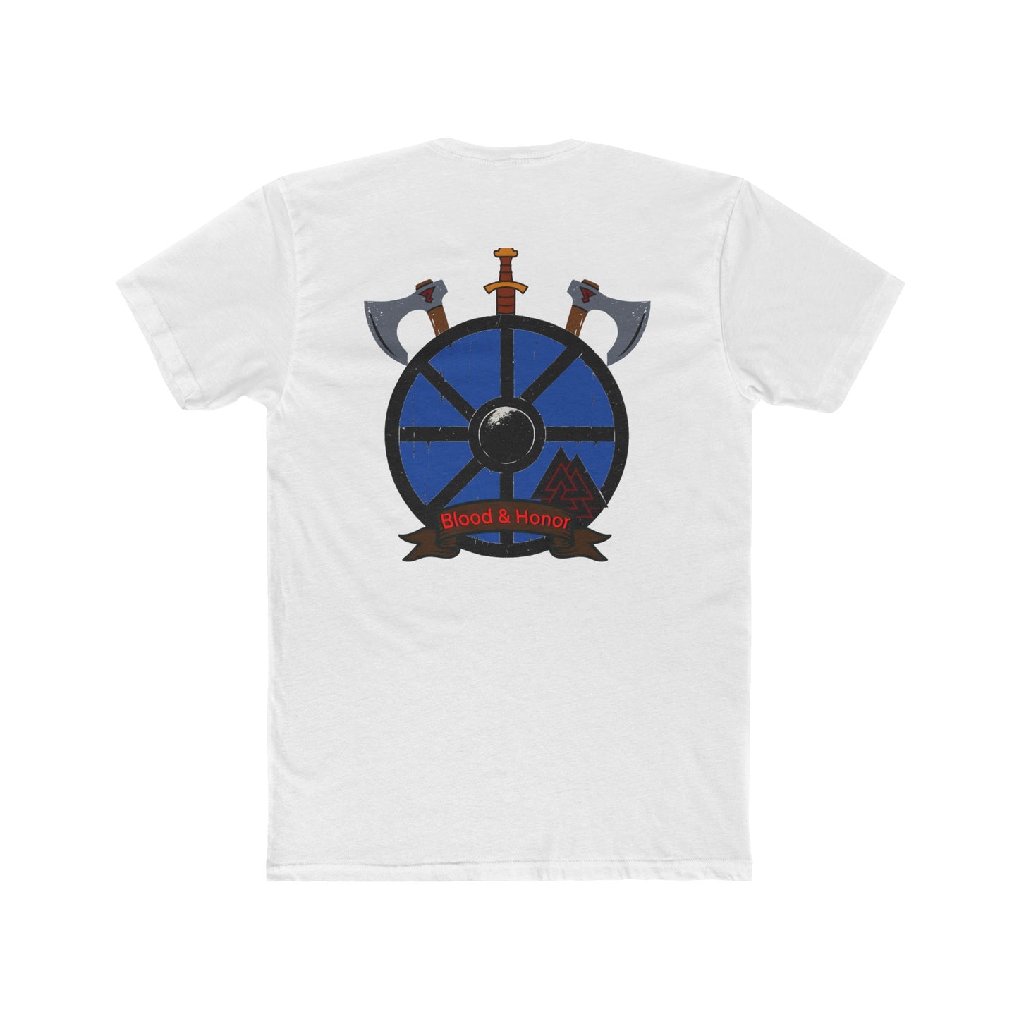 Viking Tee - 'Blood and Honor' Unisex Cotton Crew Tee