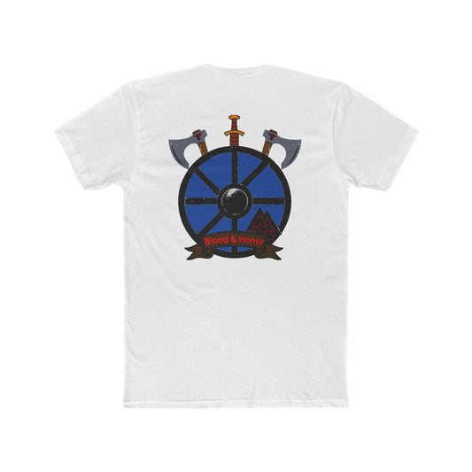 Viking Tee - 'Blood and Honor' Unisex Cotton Crew Tee