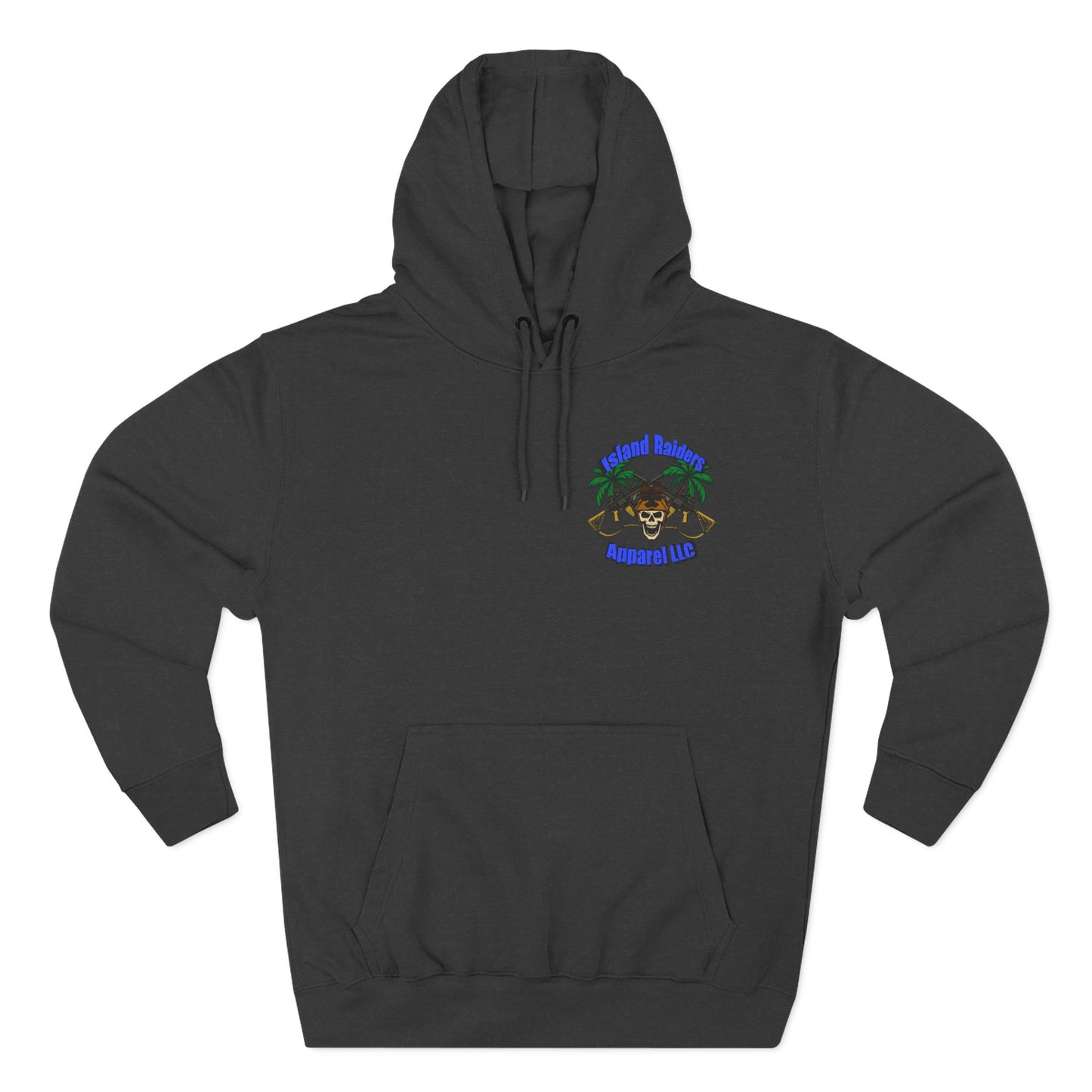 Fleece Hoodie - Tactical Skeleton Blue Diamond Military Inspired