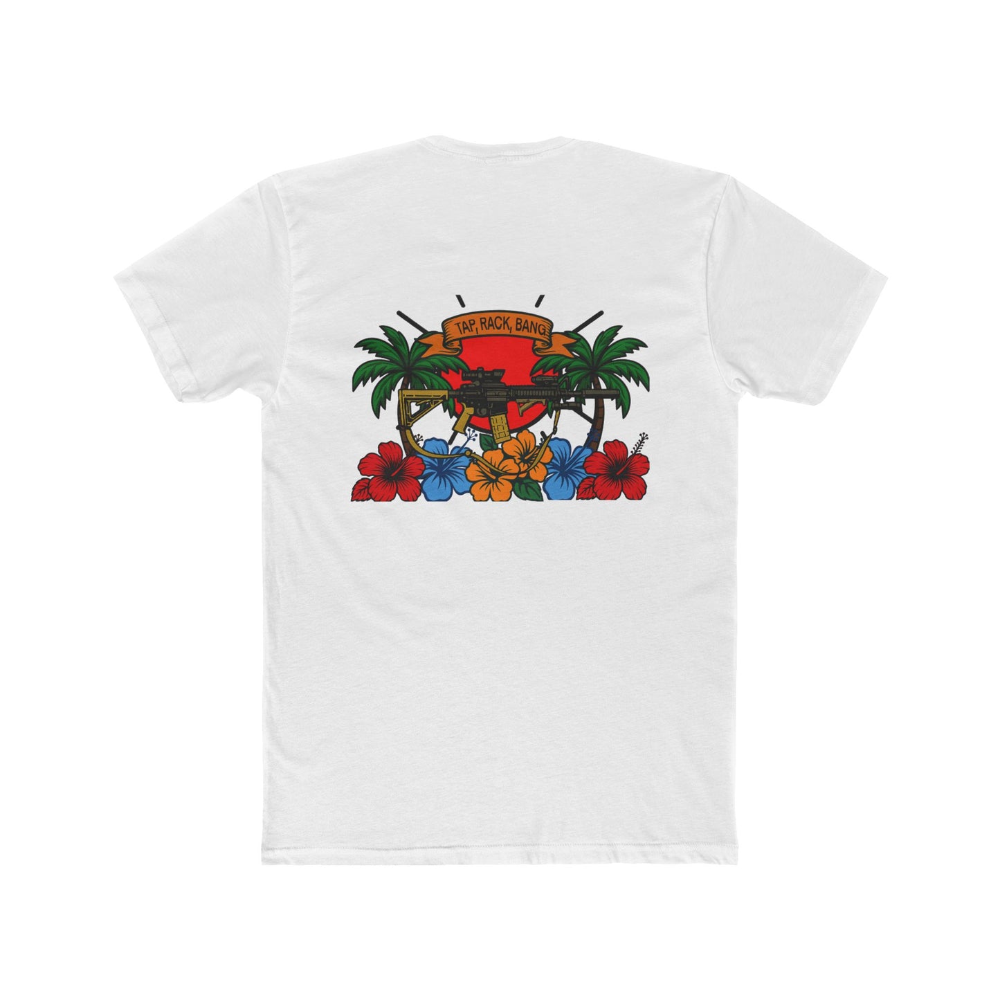 Cotton Crew Tee - Tap Rack Bang Design