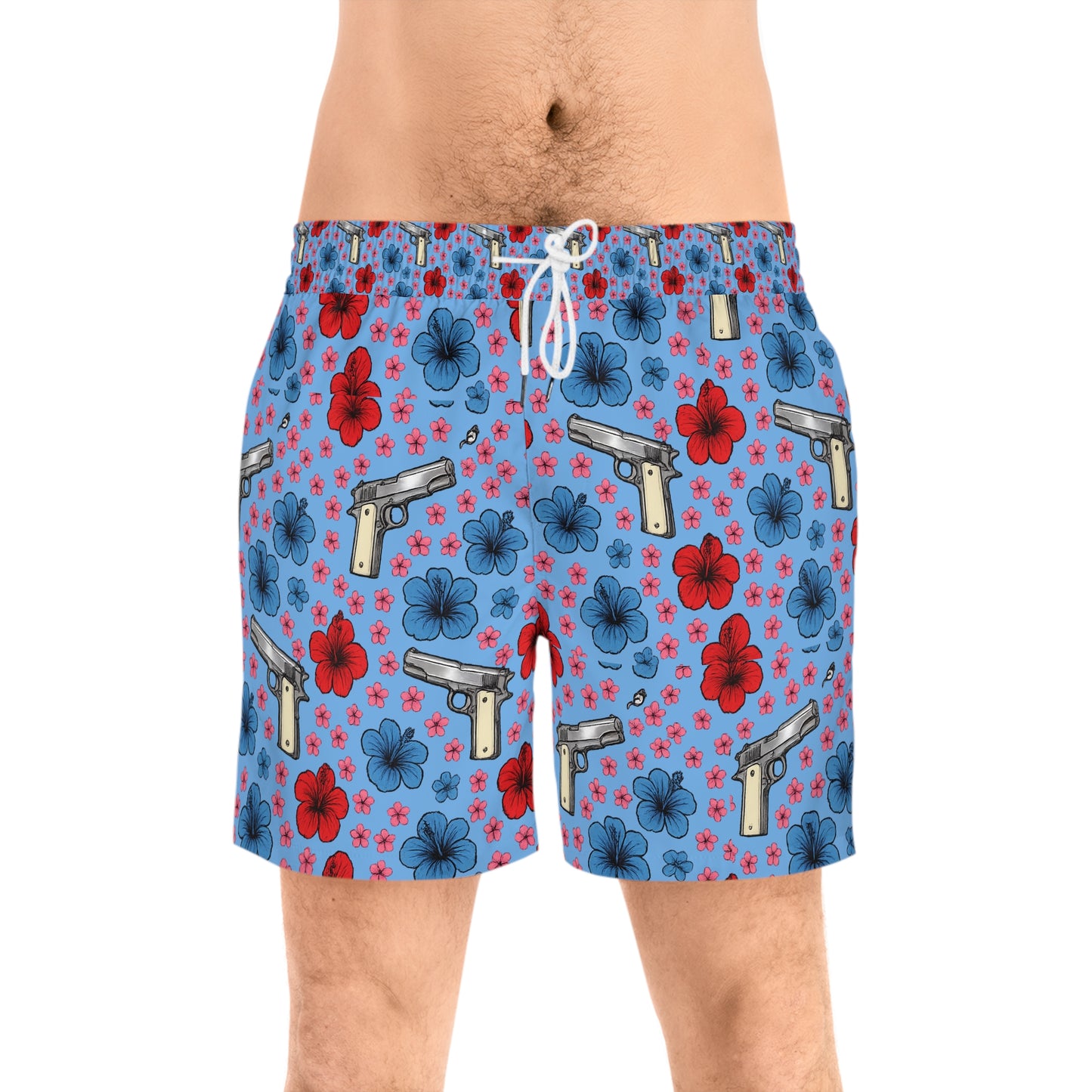 1911 tropical print swim shorts