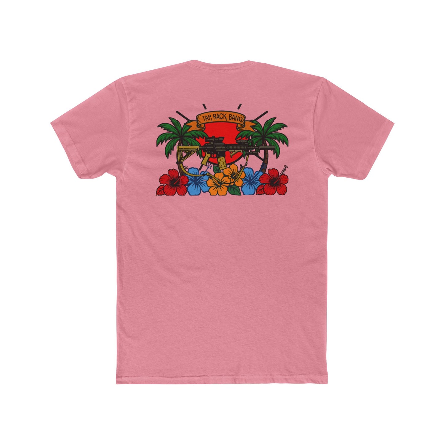 Cotton Crew Tee - Tap Rack Bang Design