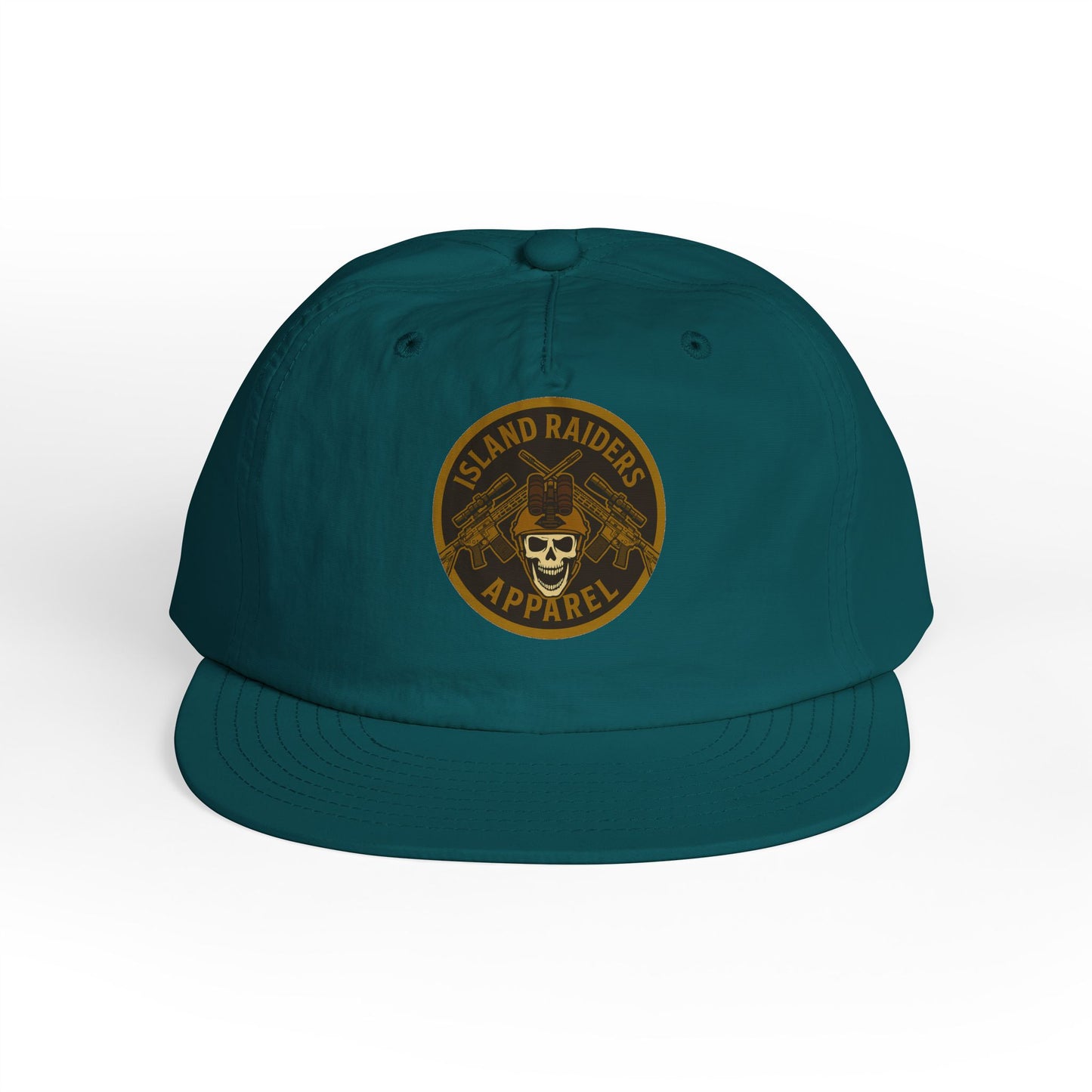 Island Raiders Surf Cap - Cool Beach Hat, Outdoors Adventure Gear, Gift for Surfers, Casual Style Cap, Summer Fun Accessory