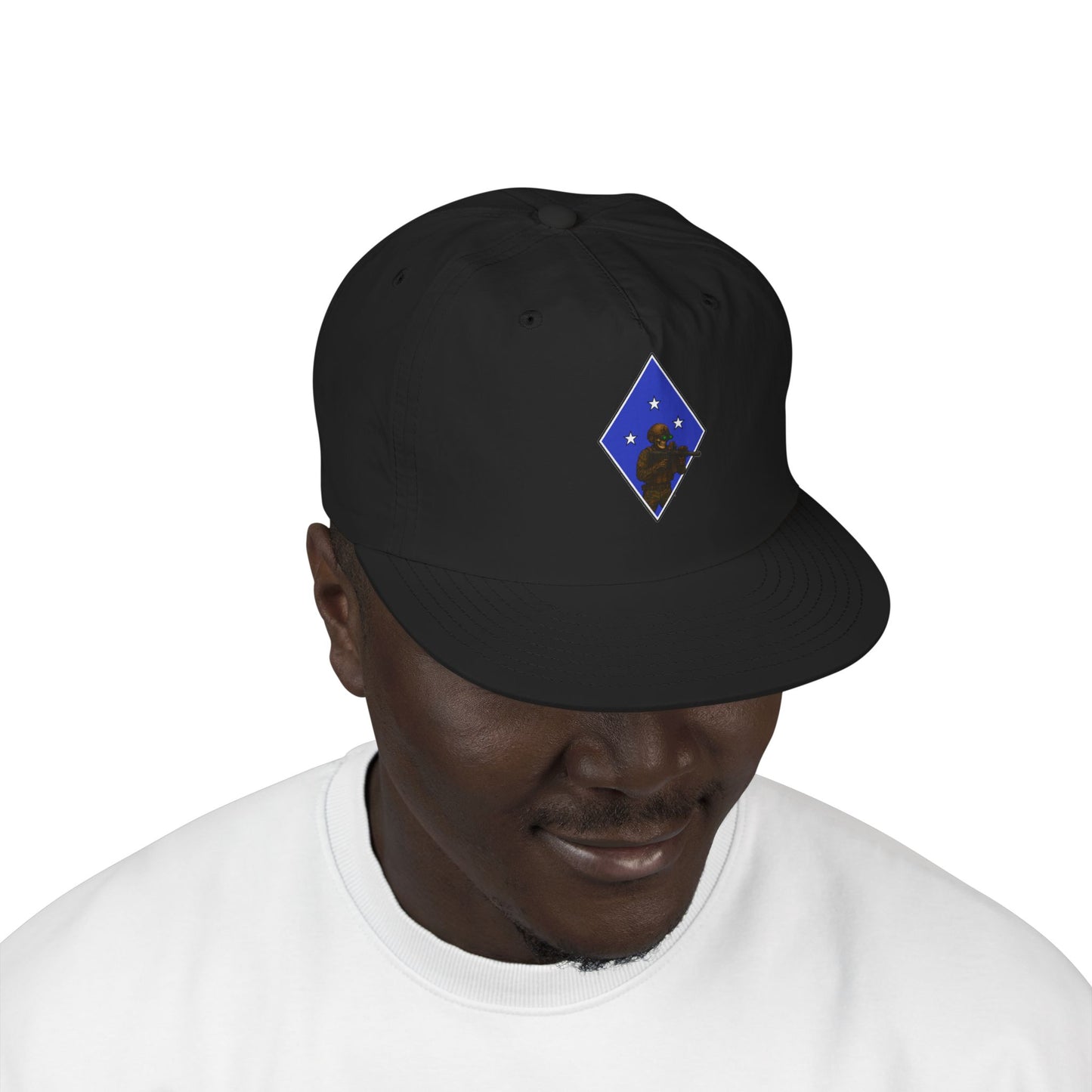 Island Raiders - Tactical skeleton blue diamond - surf hat military unit inspired