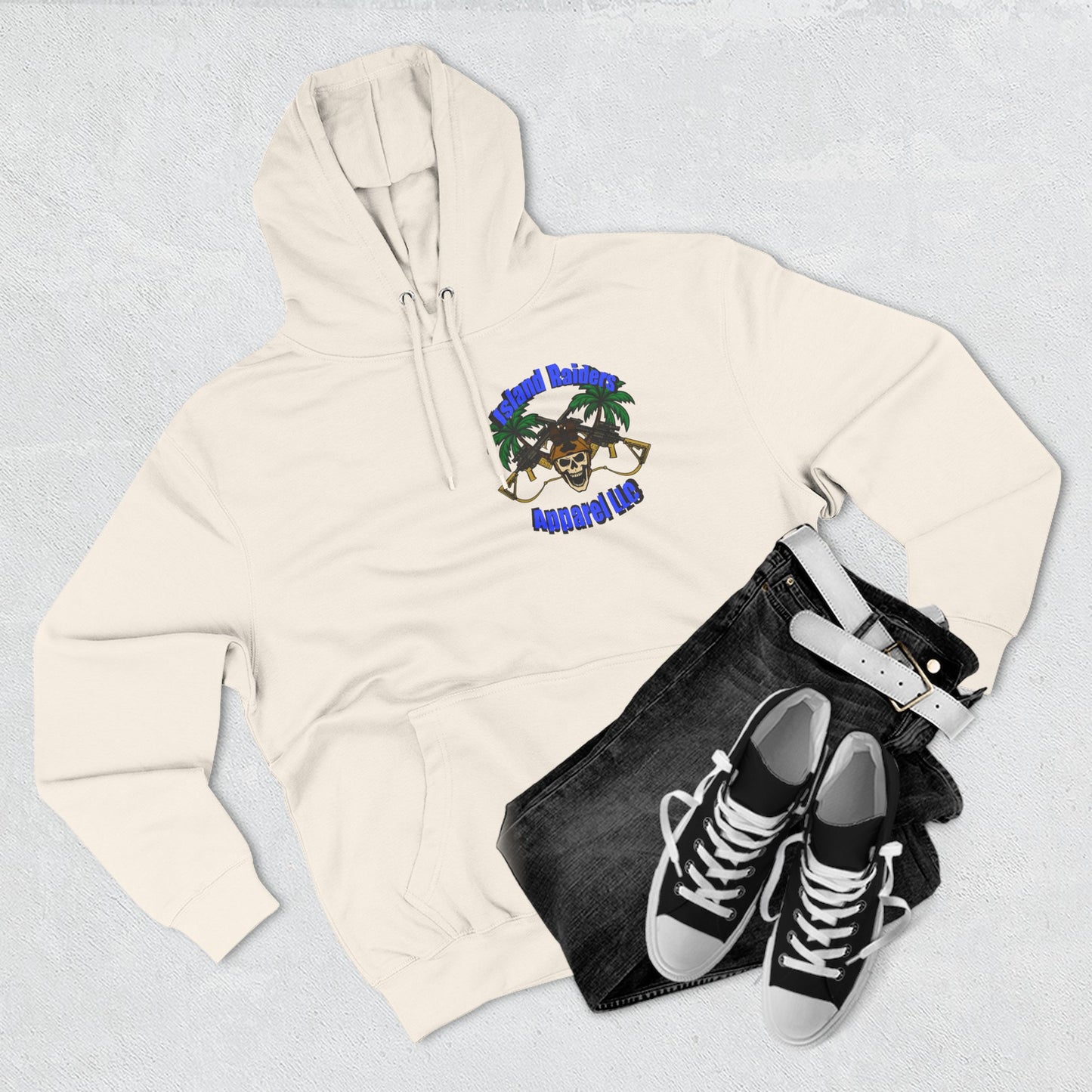 Fleece Hoodie - 'Blood and Honor' Viking Design