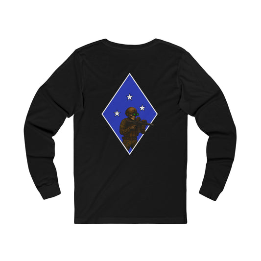 Blue Diamond Tactical Skeleton Long Sleeve Tee