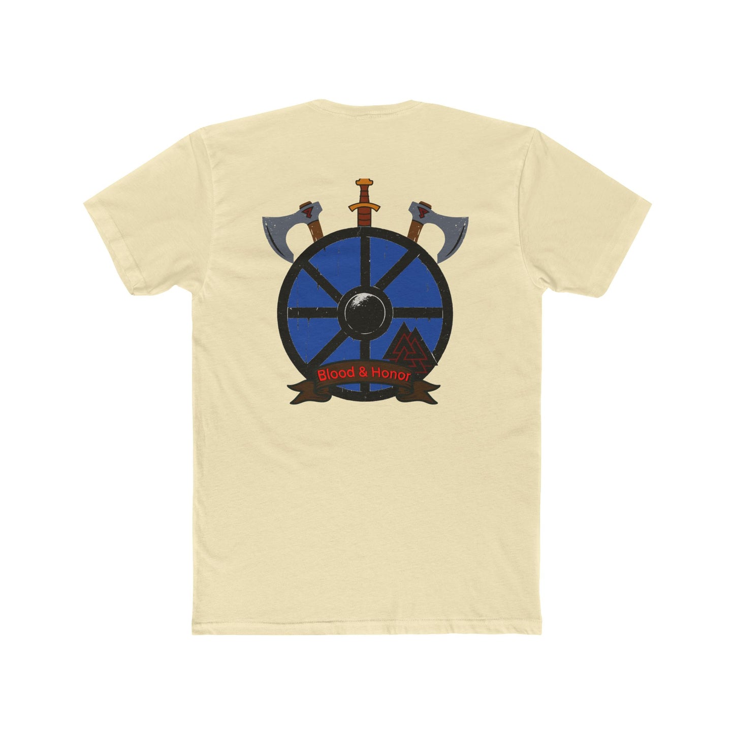 Viking Tee - 'Blood and Honor' Unisex Cotton Crew Tee