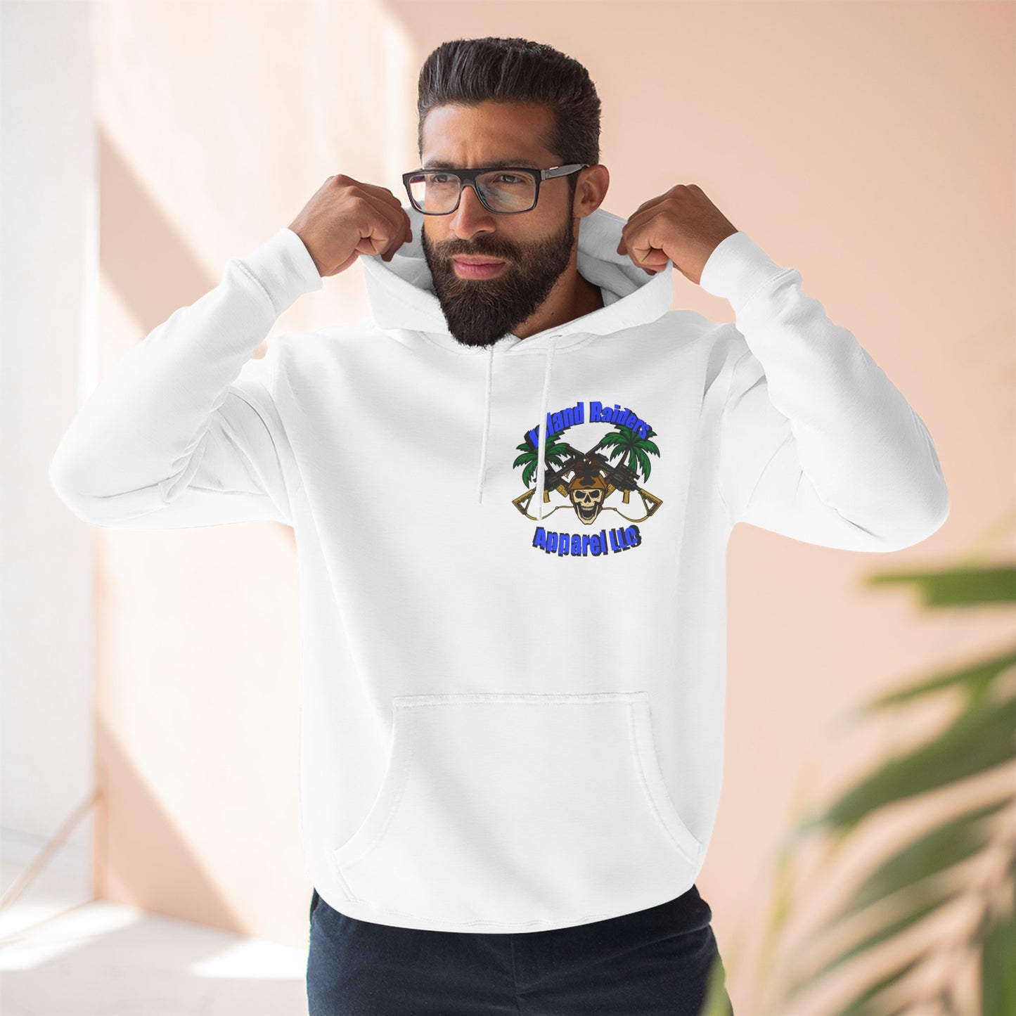 Fleece Hoodie - 'Blood and Honor' Viking Design