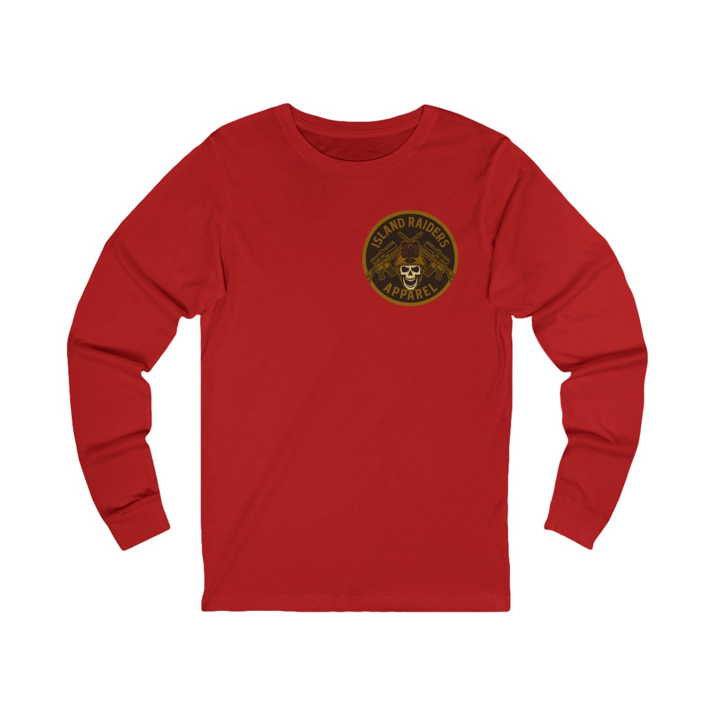 Island Raiders Logo Long Sleeve Tee