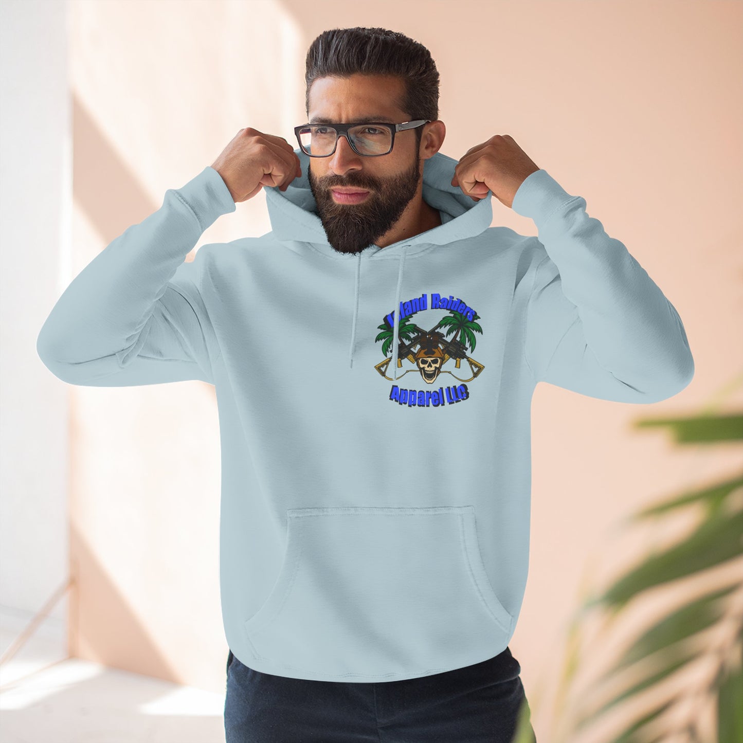 Fleece Hoodie - 'Blood and Honor' Viking Design