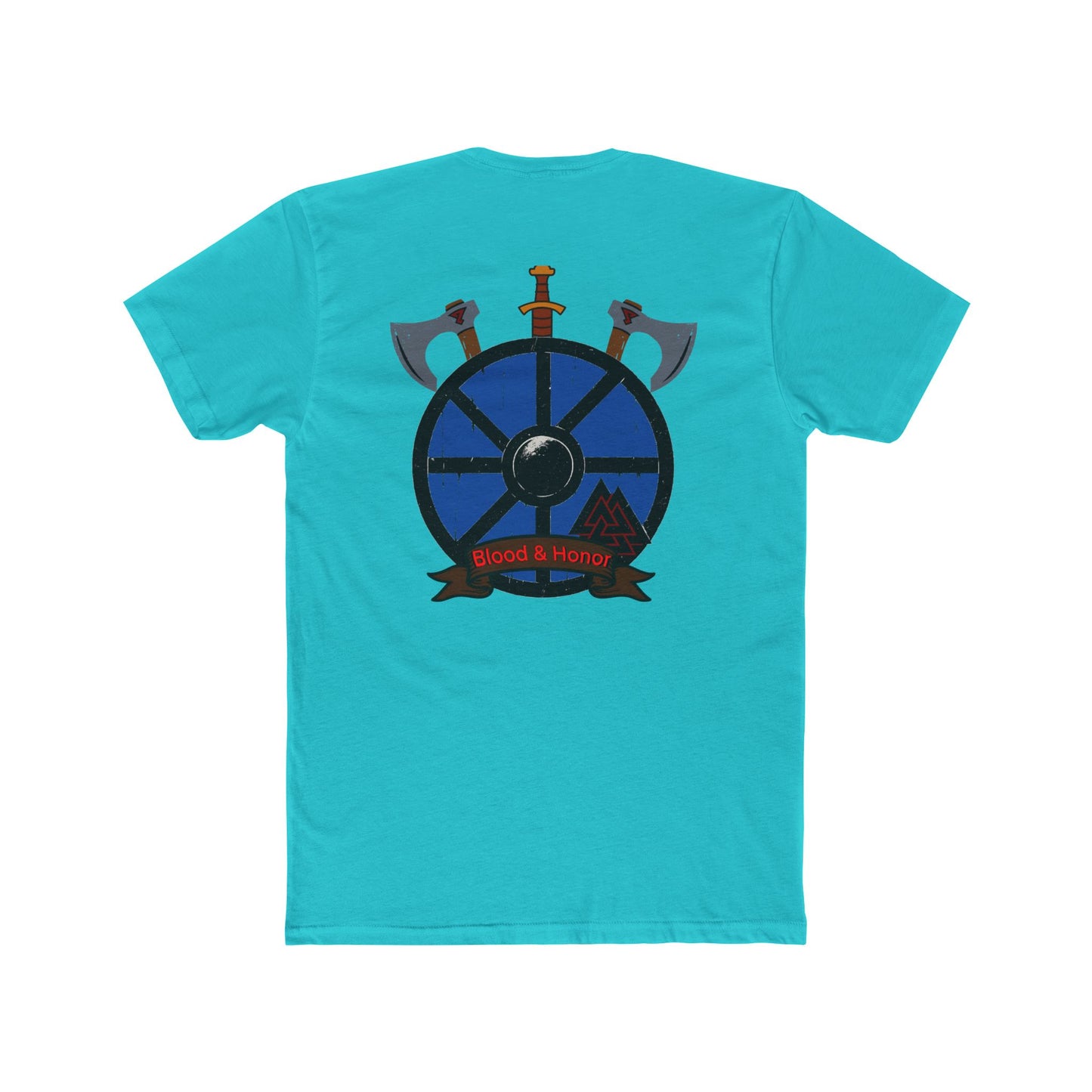 Viking Tee - 'Blood and Honor' Unisex Cotton Crew Tee
