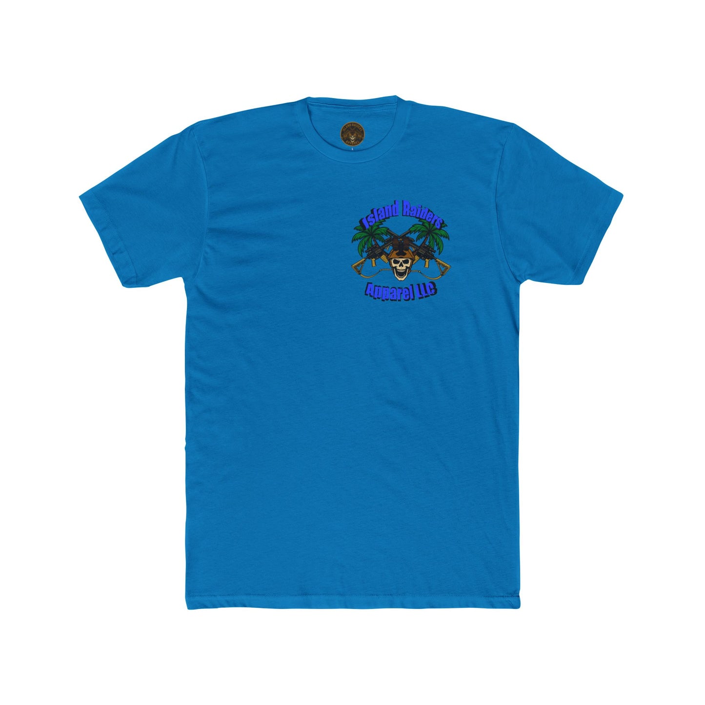 Crew Tee Tactical Skeleton Blue Diamond Military Inspired Unisex Cotton