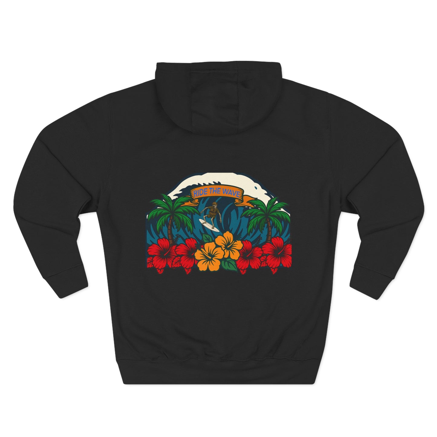 Fleece Hoodie - Ride The Wave