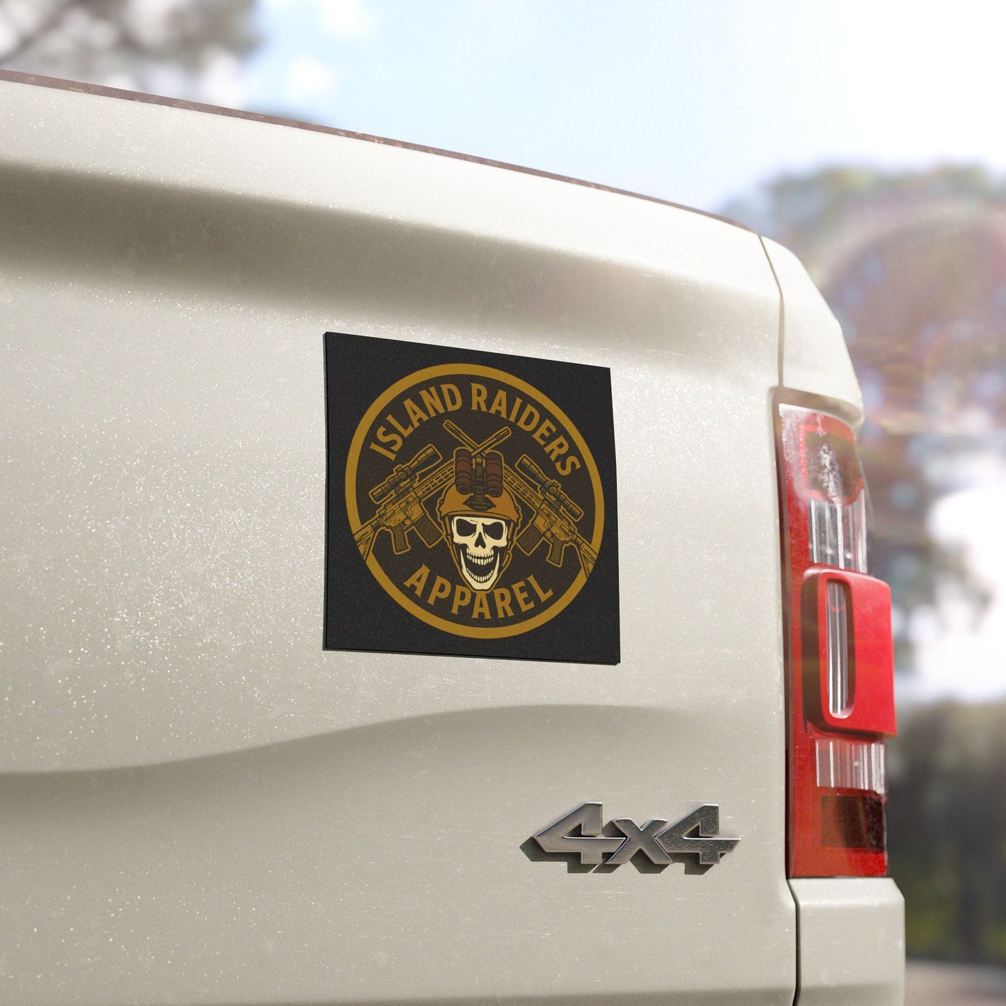 Island Raiders Car Magnet