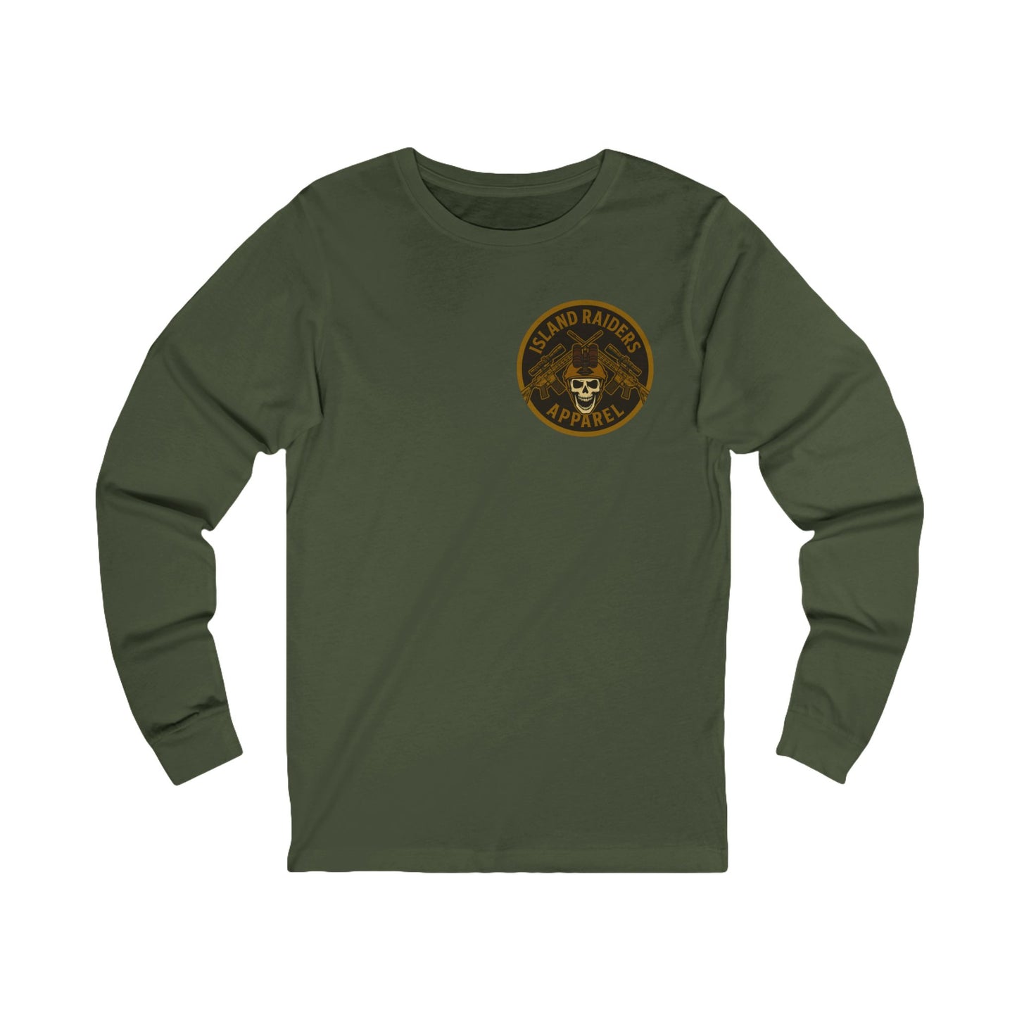 Island Raiders Logo Long Sleeve Tee