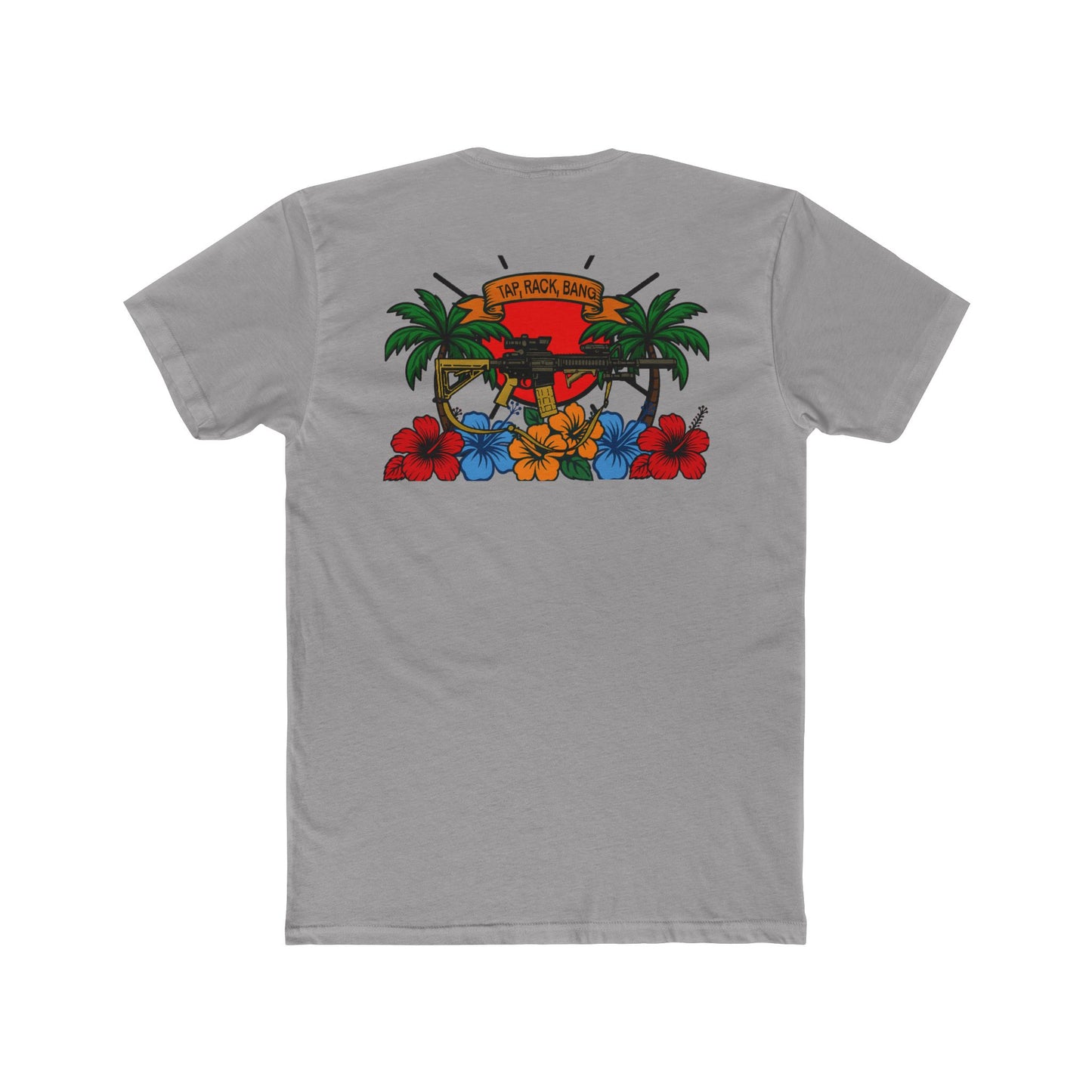 Cotton Crew Tee - Tap Rack Bang Design