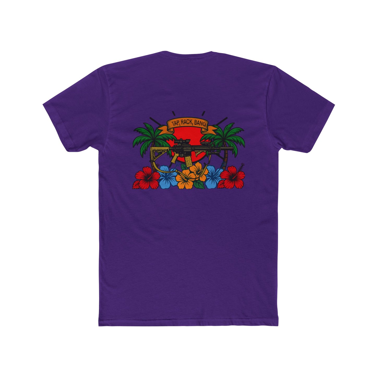 Cotton Crew Tee - Tap Rack Bang Design