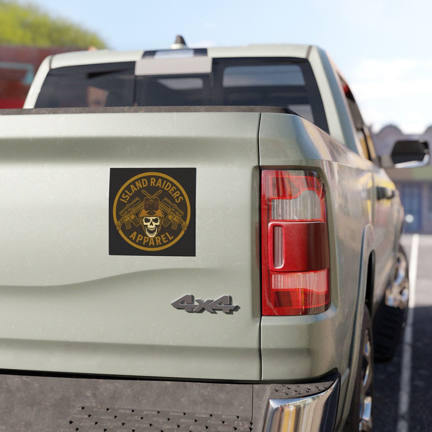 Island Raiders Car Magnet