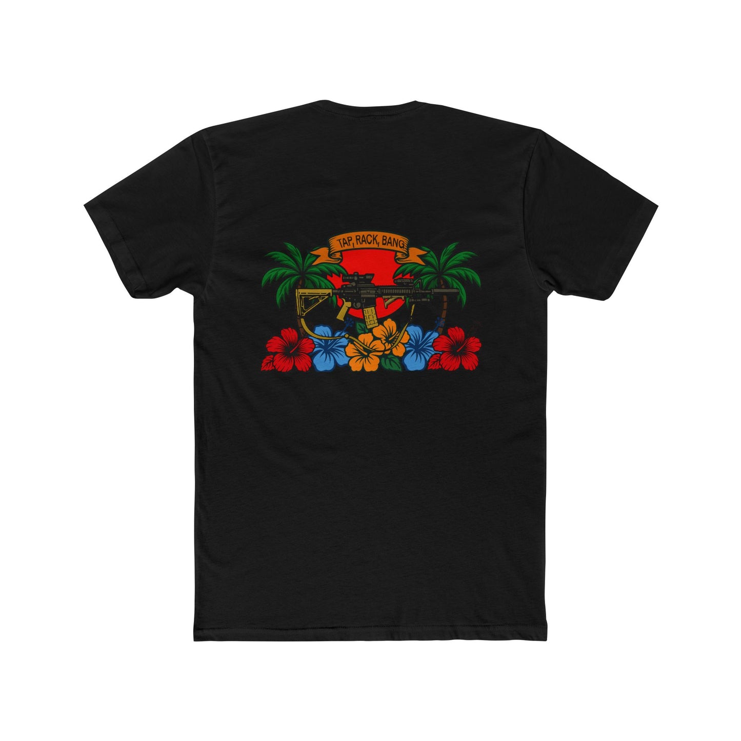 Cotton Crew Tee - Tap Rack Bang Design