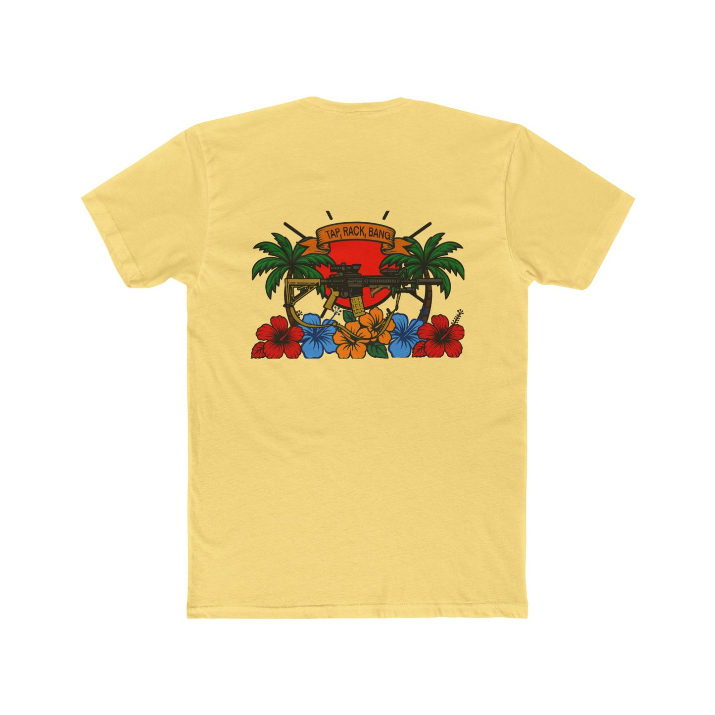 Cotton Crew Tee - Tap Rack Bang Design