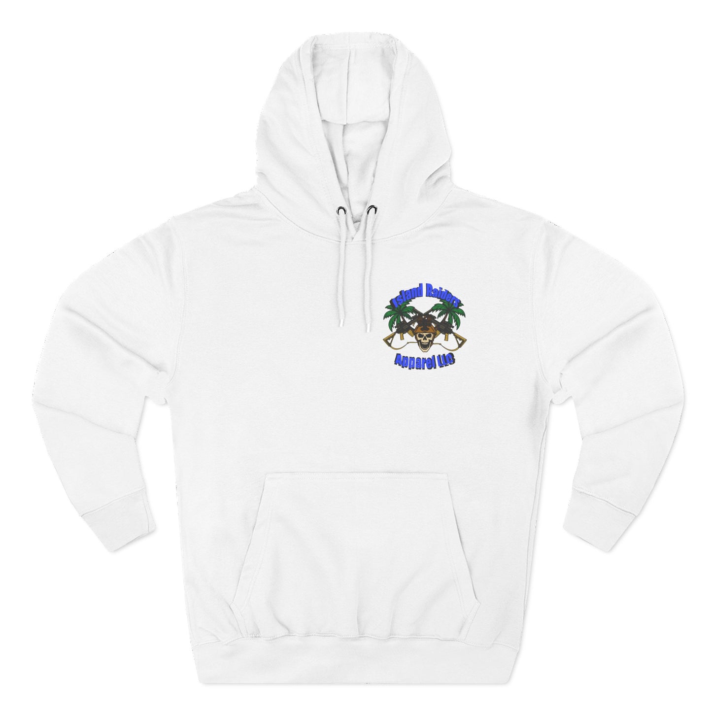 Fleece Hoodie - Tactical Skeleton Blue Diamond Military Inspired